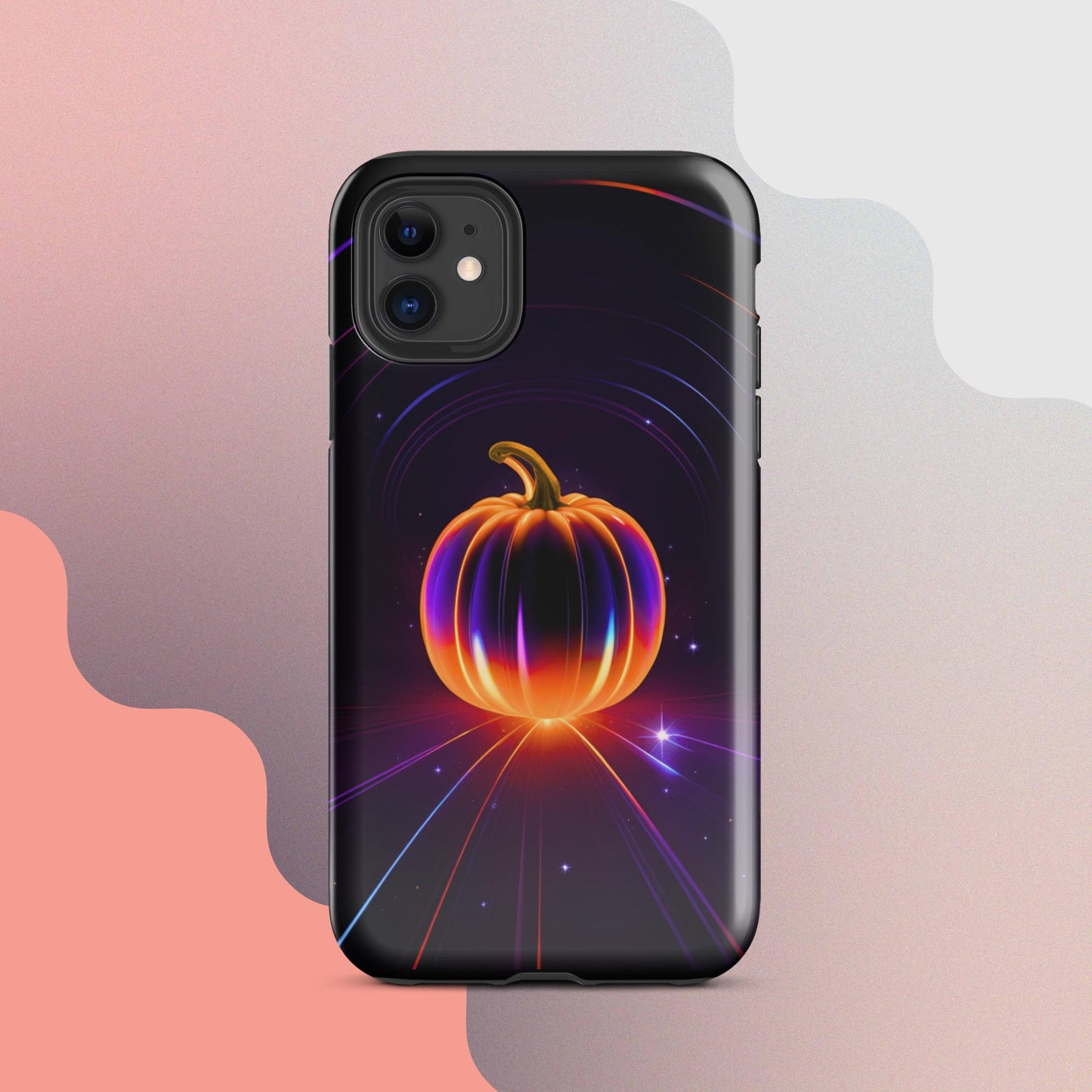 Tough Case for iPhone®, Halloween Cell phone Case, pumpkin cell phone case, iphone14, Iphone 13, iphone 12 halloween case,