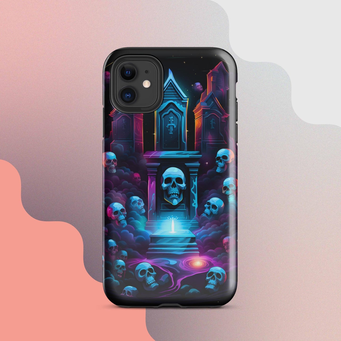 Tough Case for iPhone®, Halloween Cell phone Case, pumpkin cell phone case, iphone14, Iphone 13, iphone 12 halloween case,