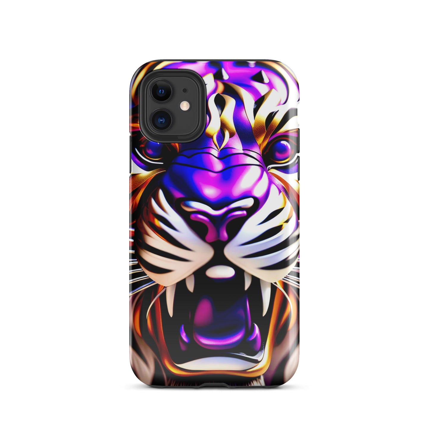 Tiger photos case, New Orleans iPhone case, Louisiana phone case, purple and gold tiger case, Tough Case for iPhone®