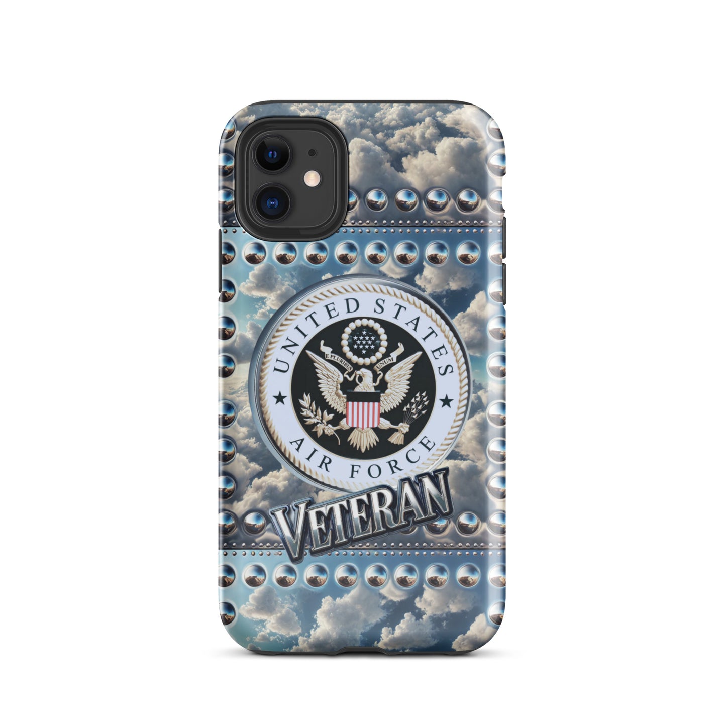 Airforce Veteran iphone case, Retired veteran phone case, anutcase, Tough Case for iPhone®, military phone case, air force phone case,