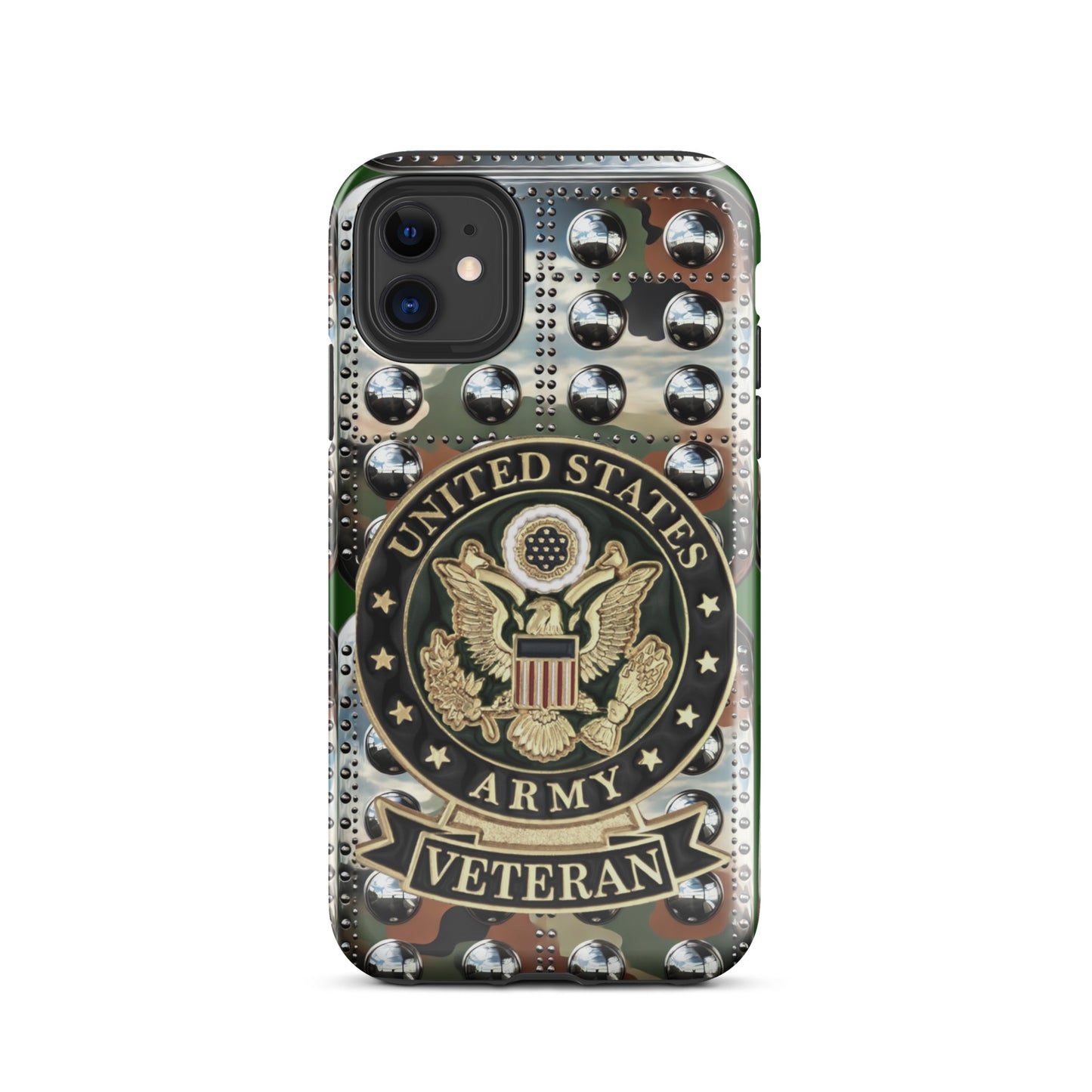 Army Veteran phone case, military phone case, retired military phone case, anutcase, Tough Case for iPhone®