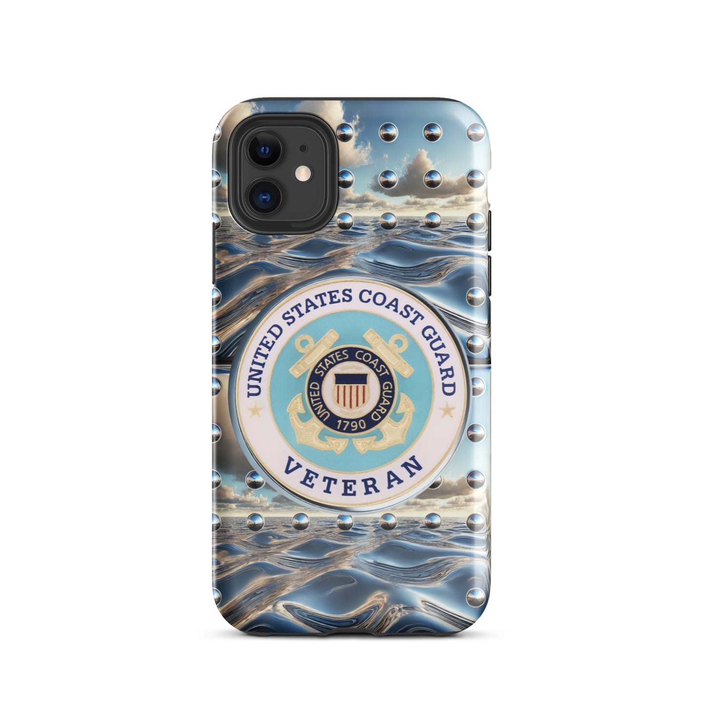 United States Coast Guard Veteran phone Case, Tough Case for iPhone®, anutcase, Military phone case, Veteran phone case, Coast guard gift