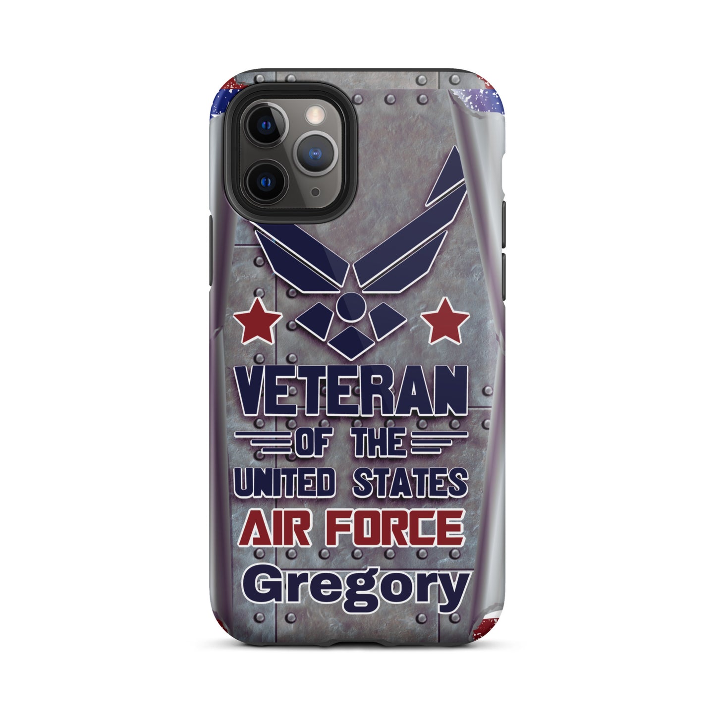 Tough Case for iPhone®,personalized cell phone cover, Veterans phone case