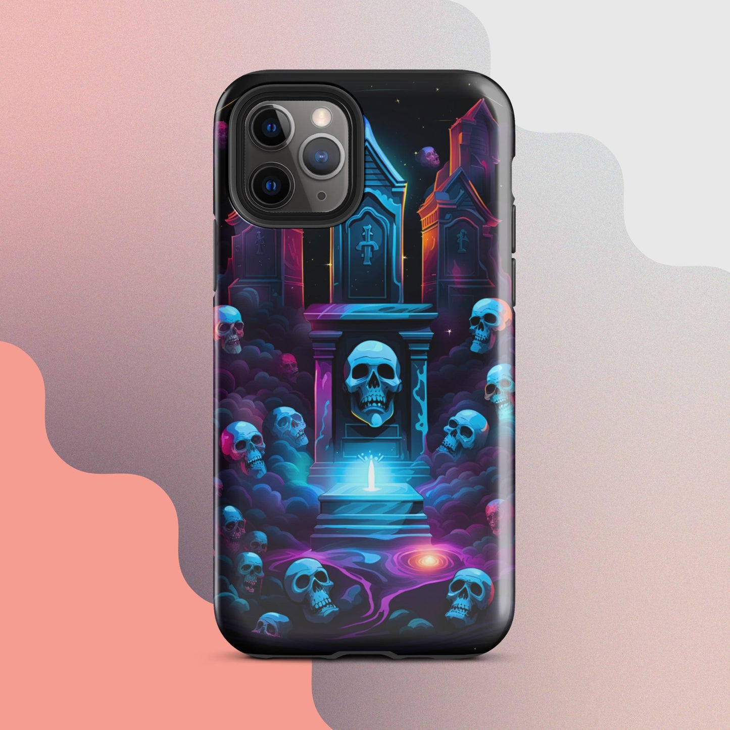 Tough Case for iPhone®, Halloween Cell phone Case, pumpkin cell phone case, iphone14, Iphone 13, iphone 12 halloween case,