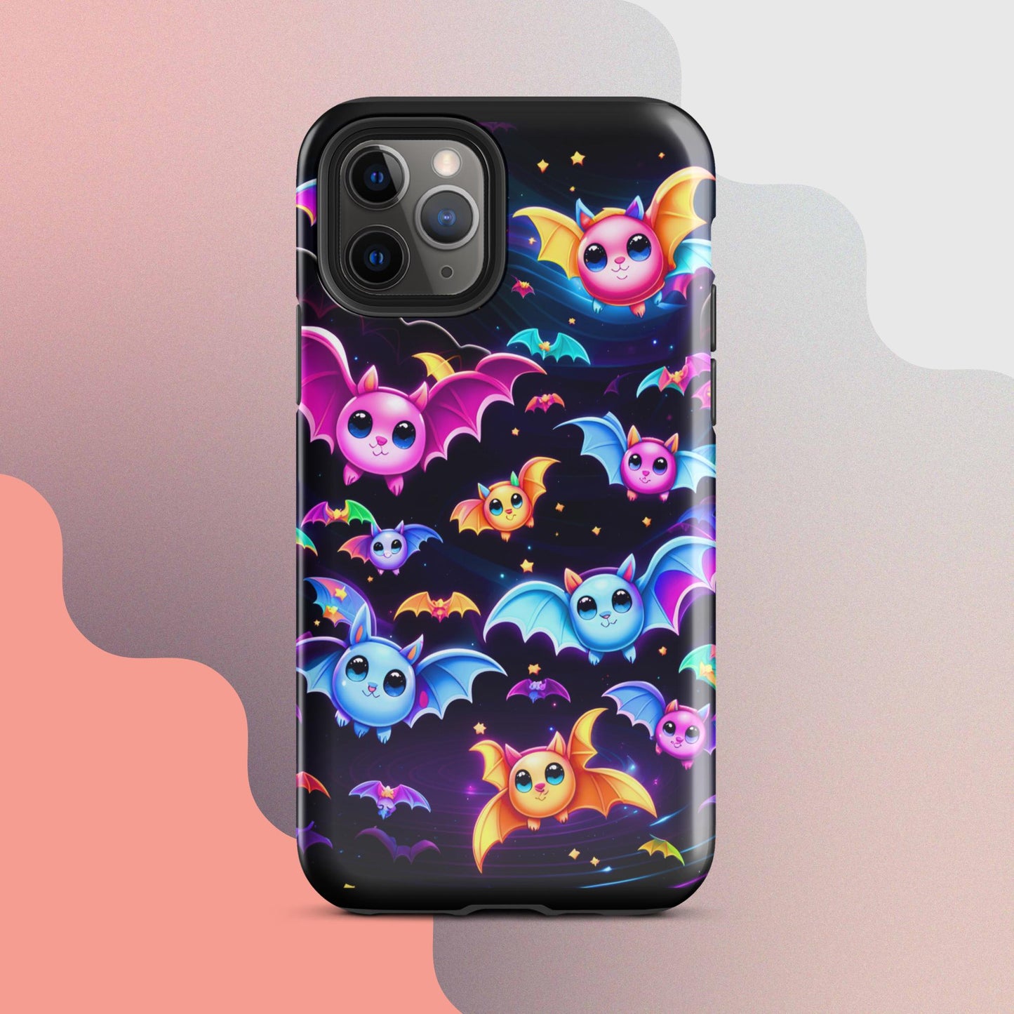 Tough Case for iPhone®, Halloween Cell phone Case, pumpkin cell phone case,  samsung phone caseiphone14, Iphone 13, iphone 12 halloween case, Cute bat case, adorable halloween case,