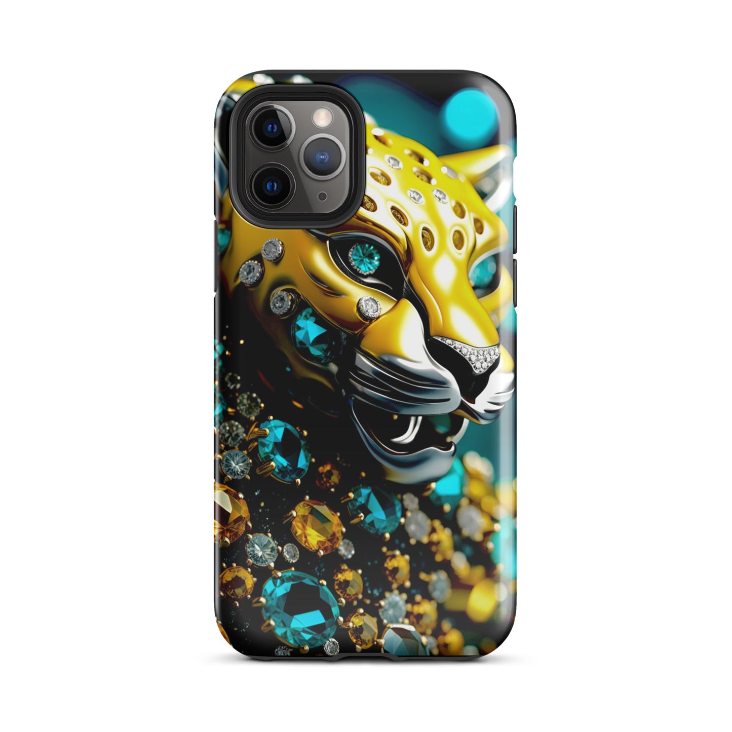 Jaguar Iphone case, yellow and teal Iphine case, Florida Iphone case, Tough Case for iPhone®