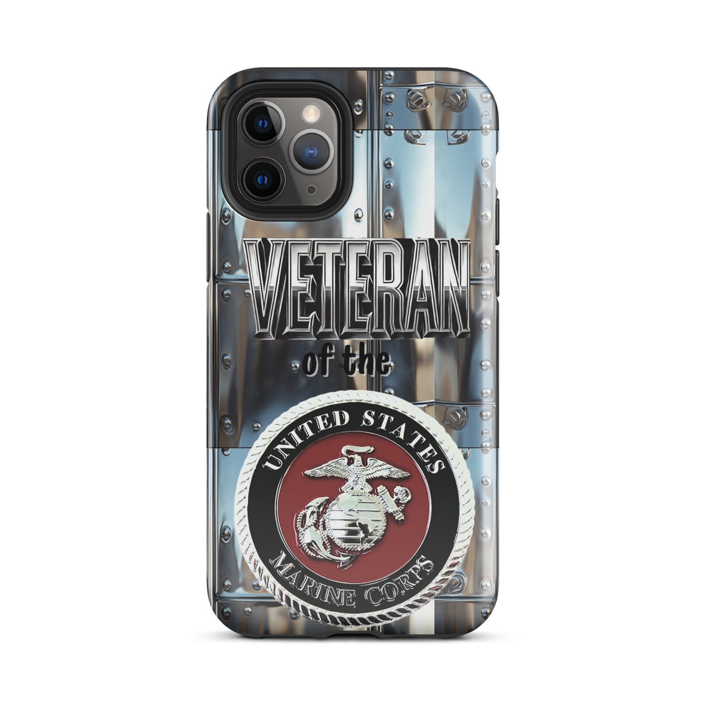 Military Veteran phone case, Marine phone case, Veteran phone case, iphone15, anutcase, Tough Case for iPhone®