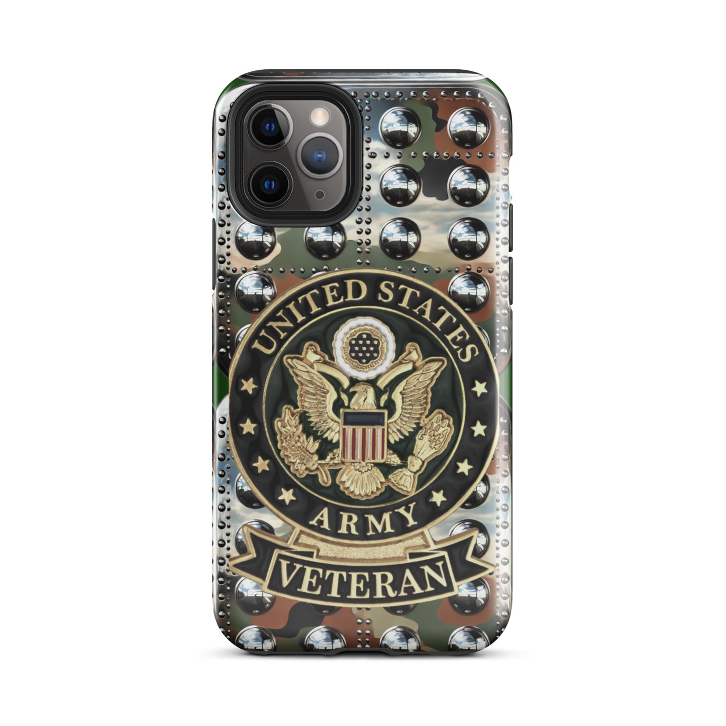 Army Veteran phone case, military phone case, retired military phone case, anutcase, Tough Case for iPhone®