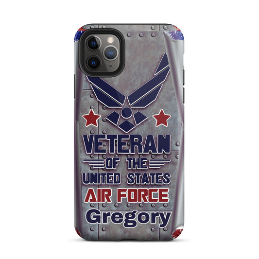 Tough Case for iPhone®,personalized cell phone cover, Veterans phone case