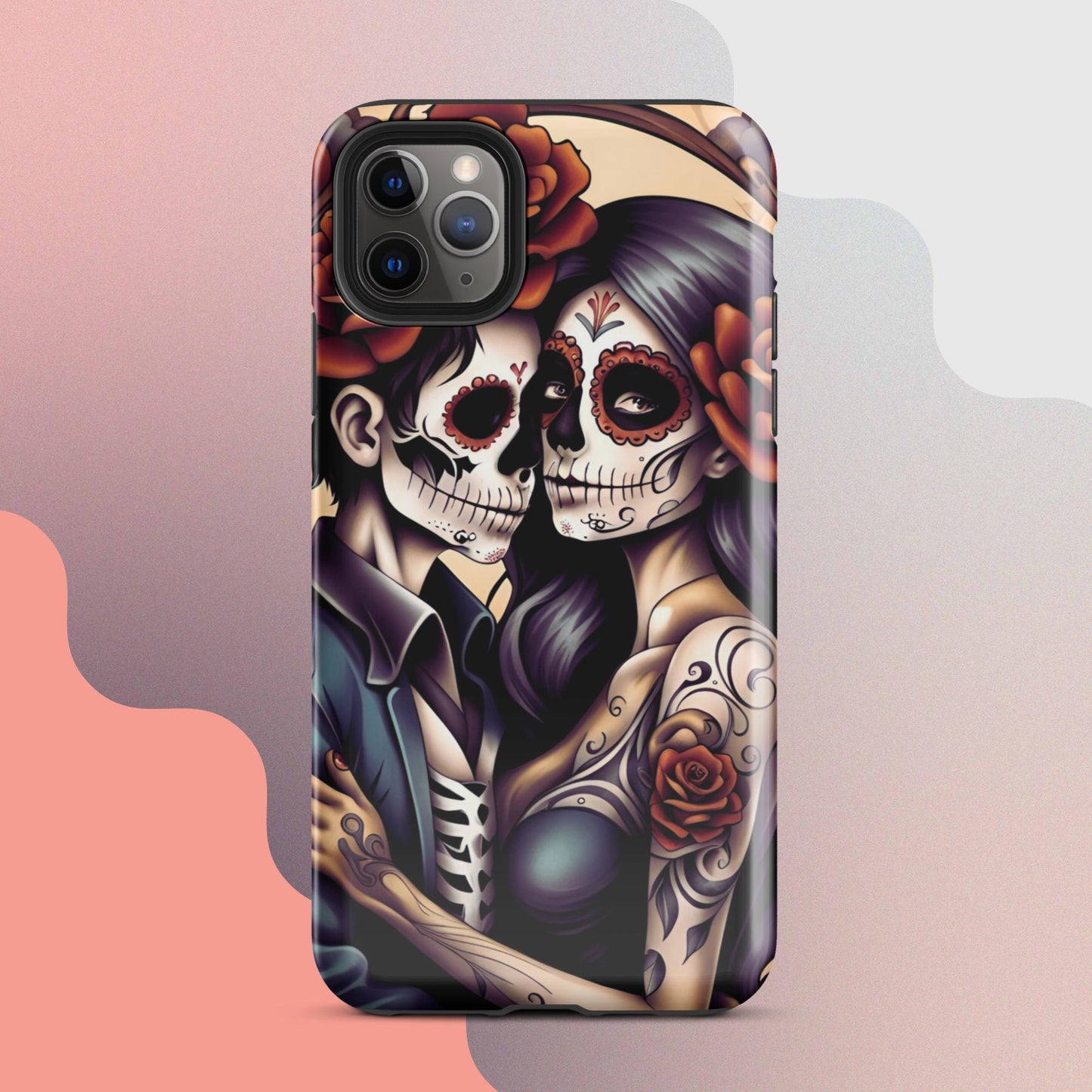 Day of the Dead Cell phone case, iphone halloween case, Halloween iphone case, Skeleton phone case,Tough Case for iPhone®