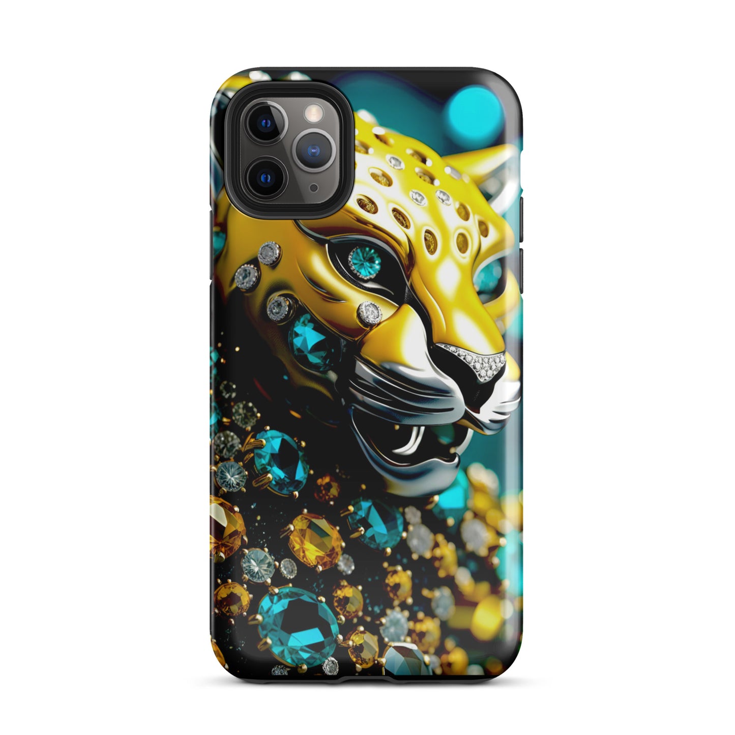 Jaguar Iphone case, yellow and teal Iphine case, Florida Iphone case, Tough Case for iPhone®