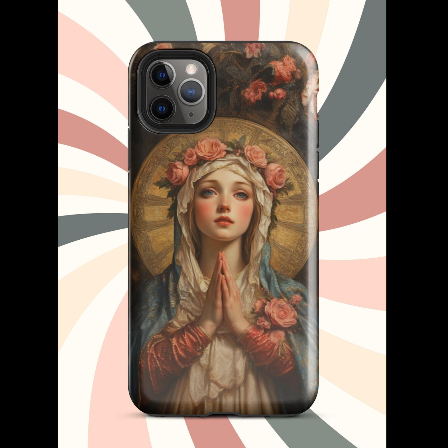 Tough Case for iPhone®, Virgin Mary, Religious phone case, iphone15, trending cell phone case, anutcase