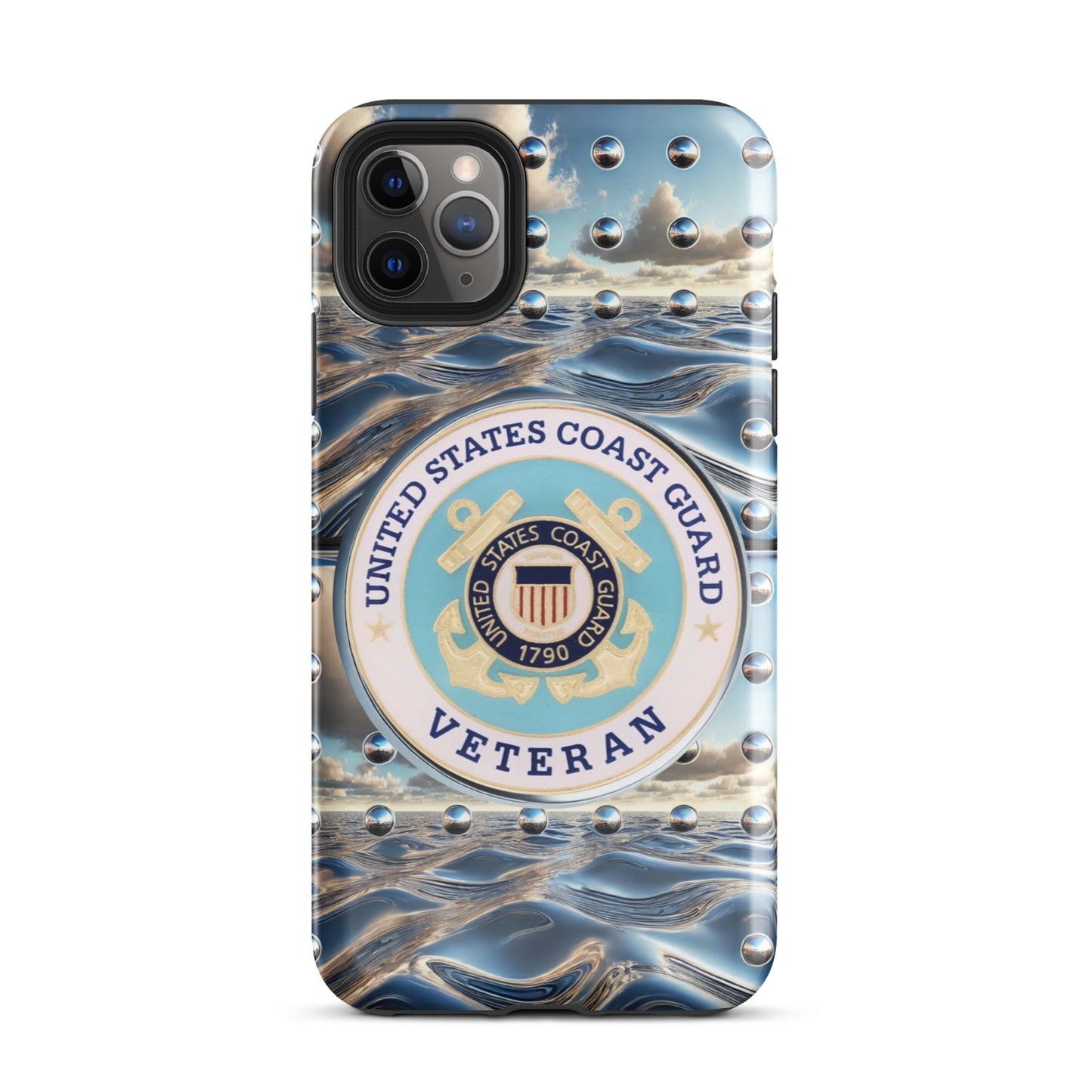 United States Coast Guard Veteran phone Case, Tough Case for iPhone®, anutcase, Military phone case, Veteran phone case, Coast guard gift