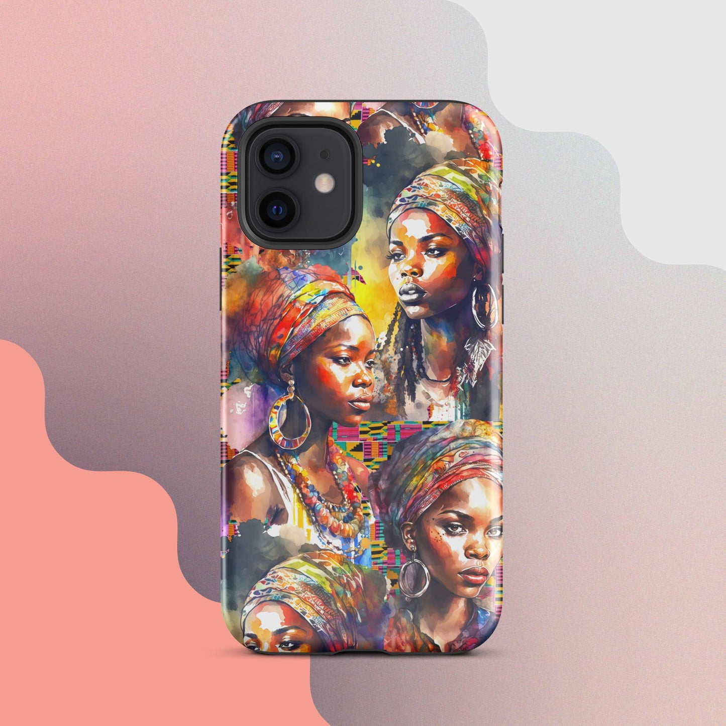 Tough Case for iPhone®, African Women iphone, Strong Women phone case, phone case for her, iphone case, people phone case