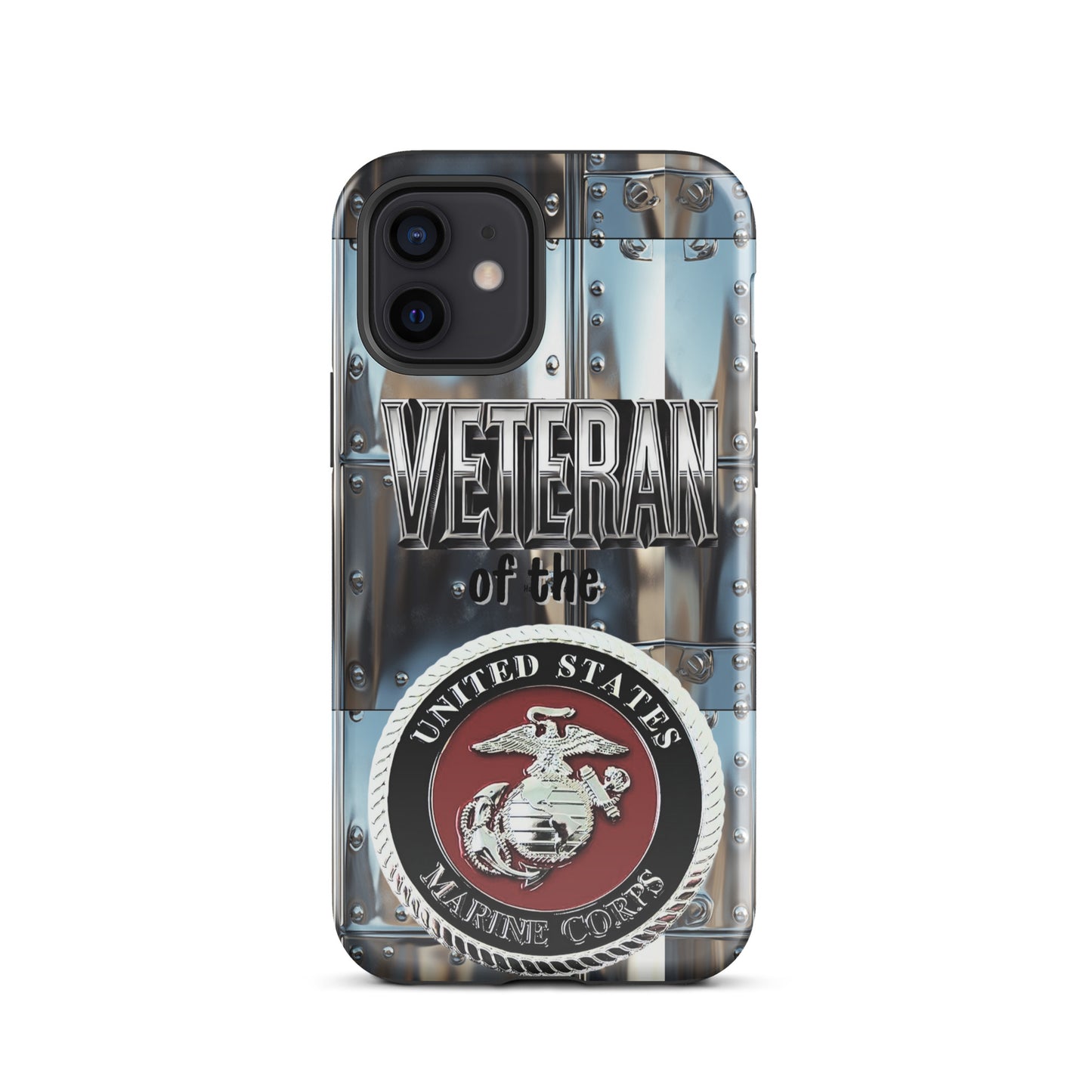 Military Veteran phone case, Marine phone case, Veteran phone case, iphone15, anutcase, Tough Case for iPhone®