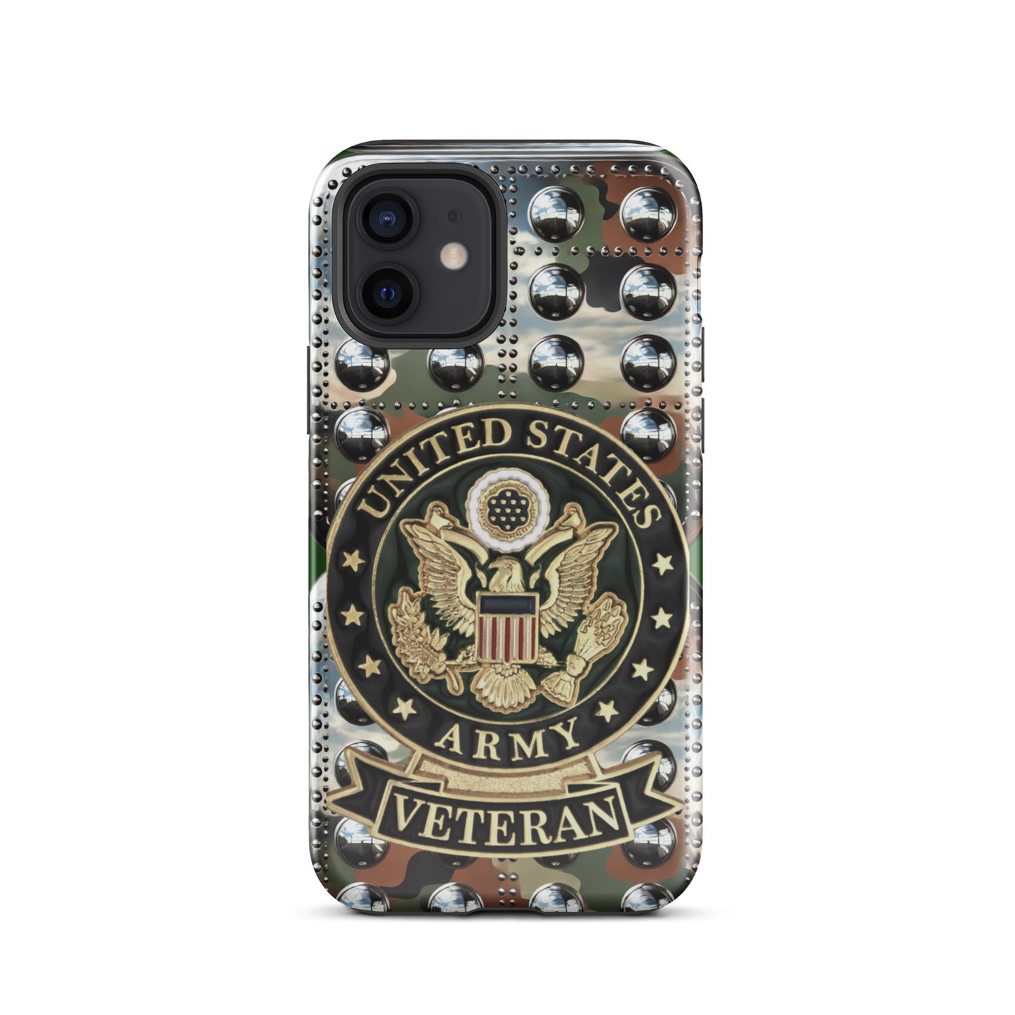 Army Veteran phone case, military phone case, retired military phone case, anutcase, Tough Case for iPhone®