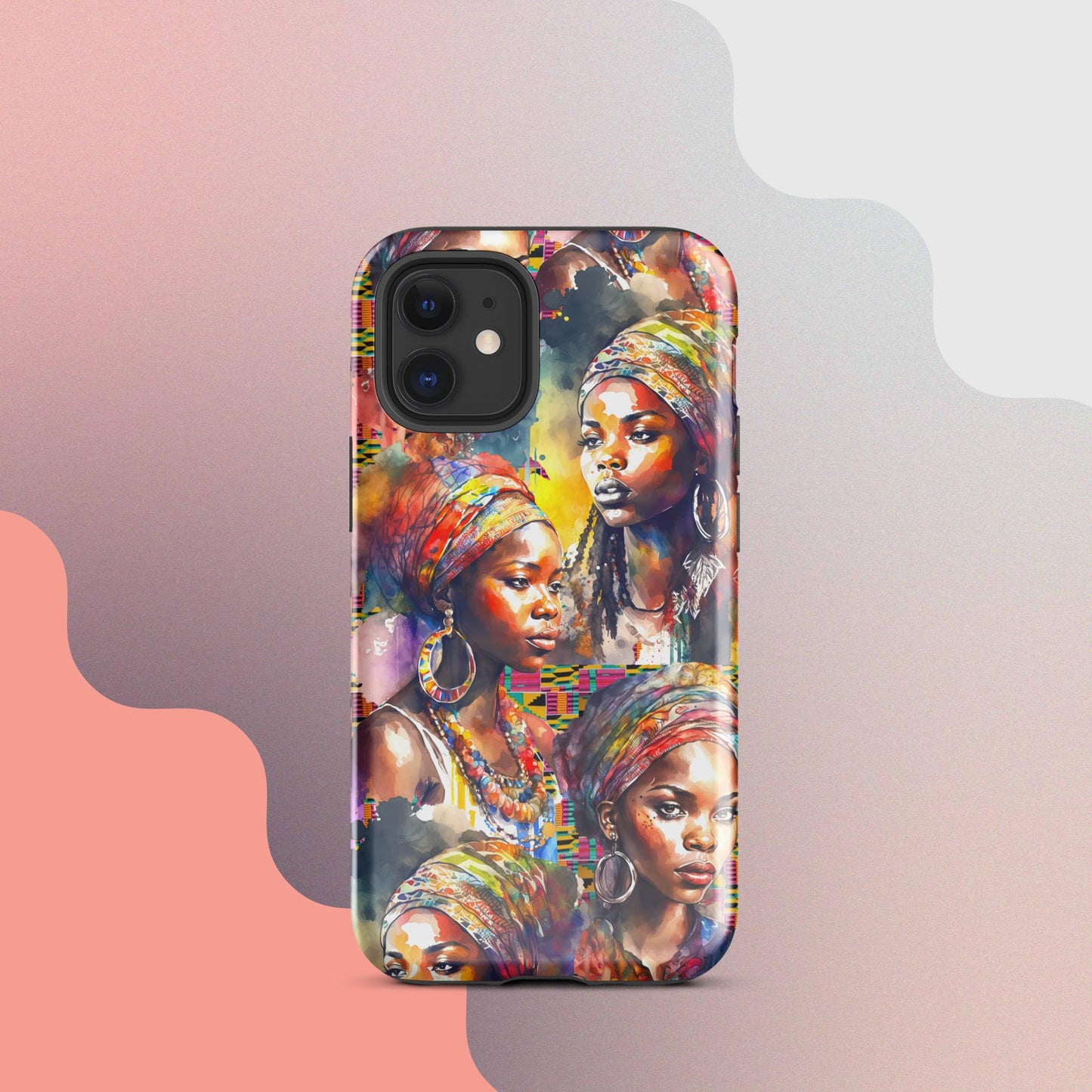 Tough Case for iPhone®, African Women iphone, Strong Women phone case, phone case for her, iphone case, people phone case