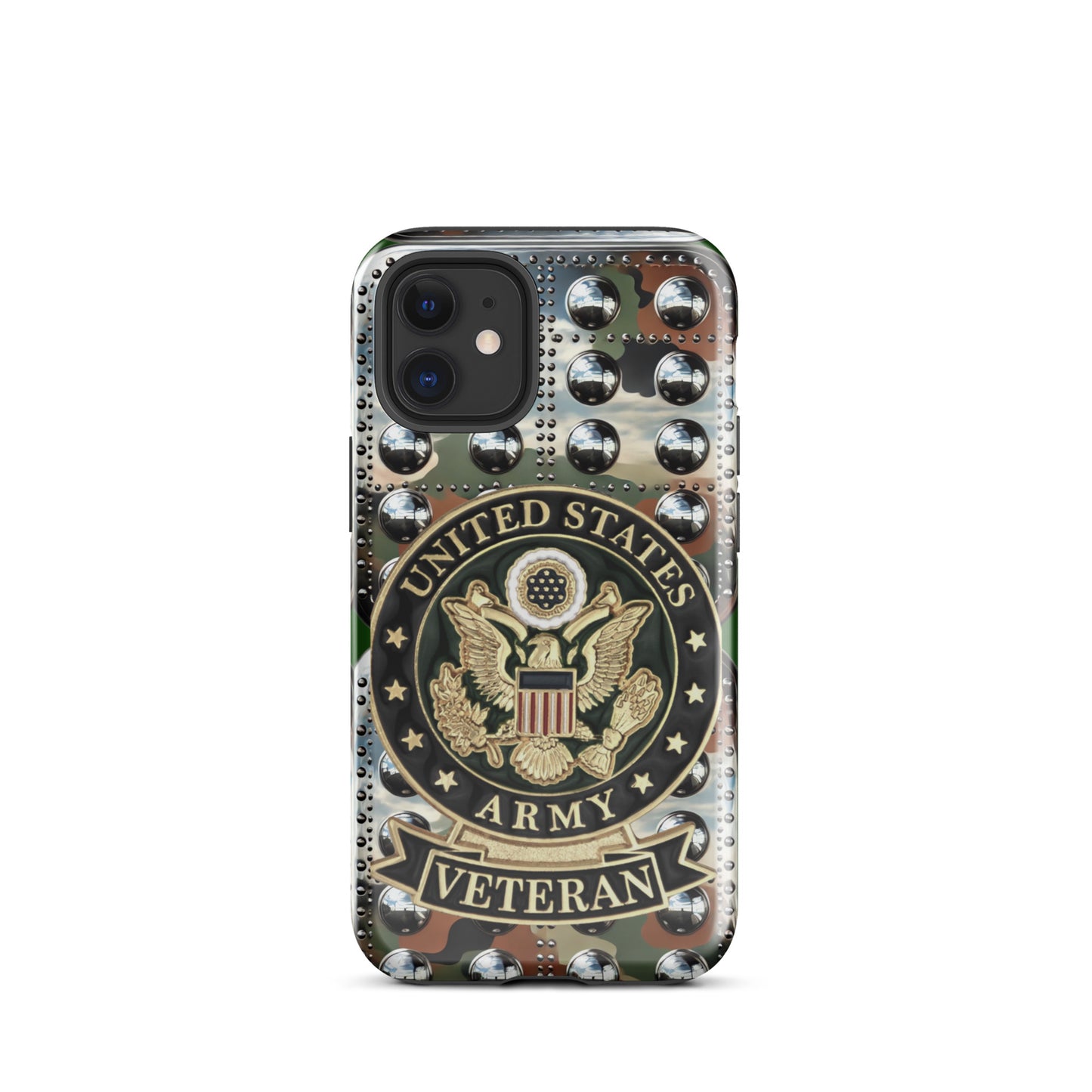 Army Veteran phone case, military phone case, retired military phone case, anutcase, Tough Case for iPhone®