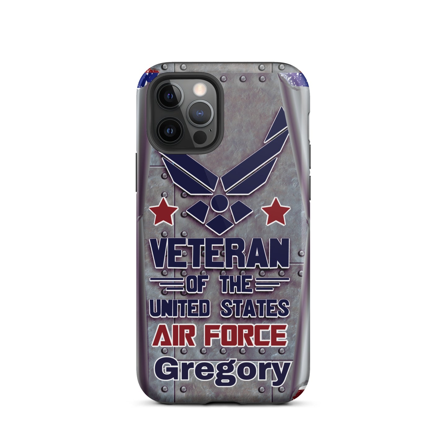 Tough Case for iPhone®,personalized cell phone cover, Veterans phone case