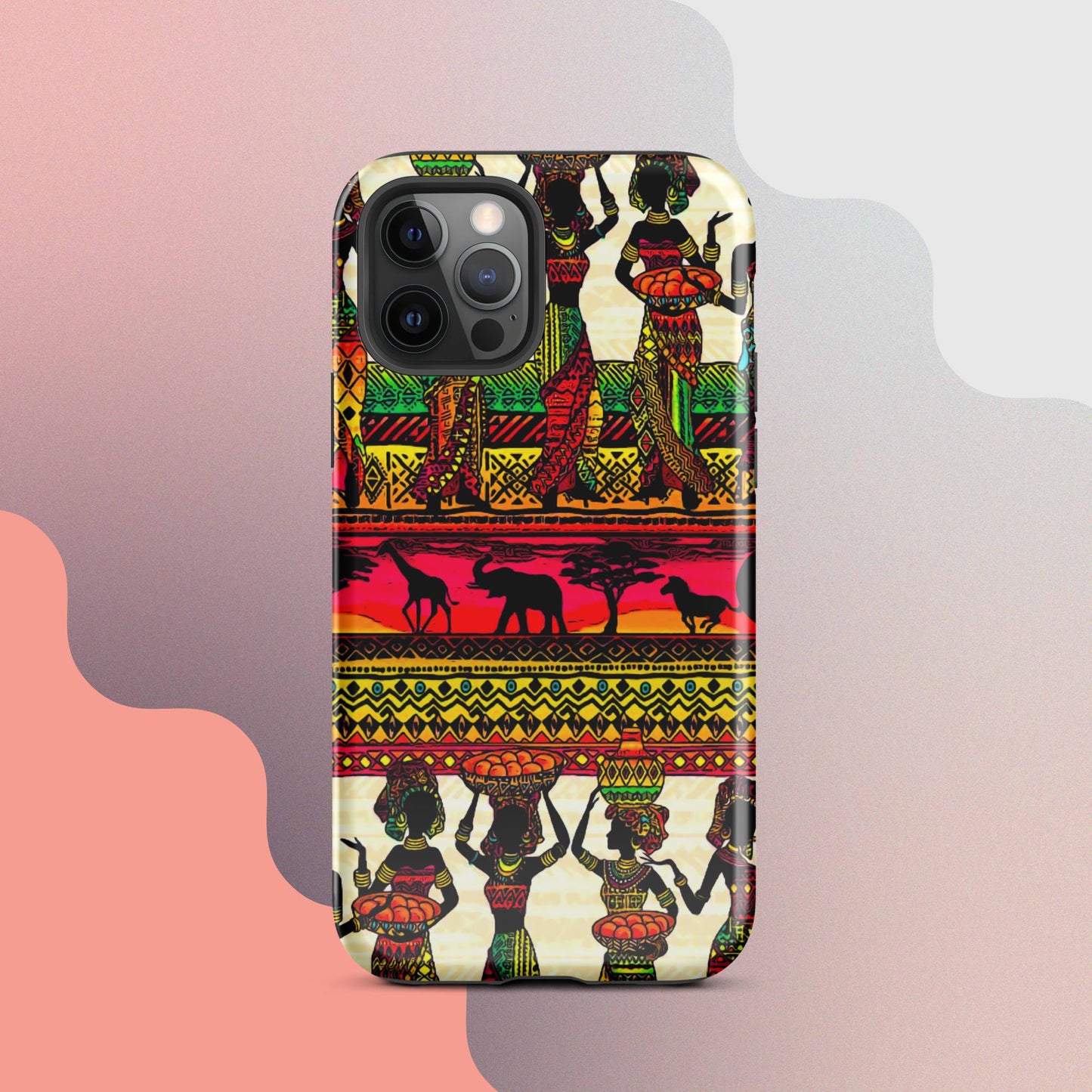 Tough Case for iPhone®, African Women phone case, Strong women case, iphone 15 case, iphone case for her, holiday phone case, people case