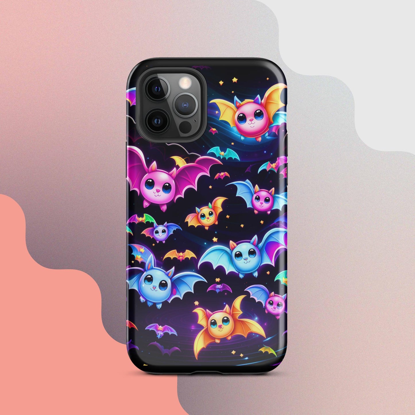 Tough Case for iPhone®, Halloween Cell phone Case, pumpkin cell phone case,  samsung phone caseiphone14, Iphone 13, iphone 12 halloween case, Cute bat case, adorable halloween case,