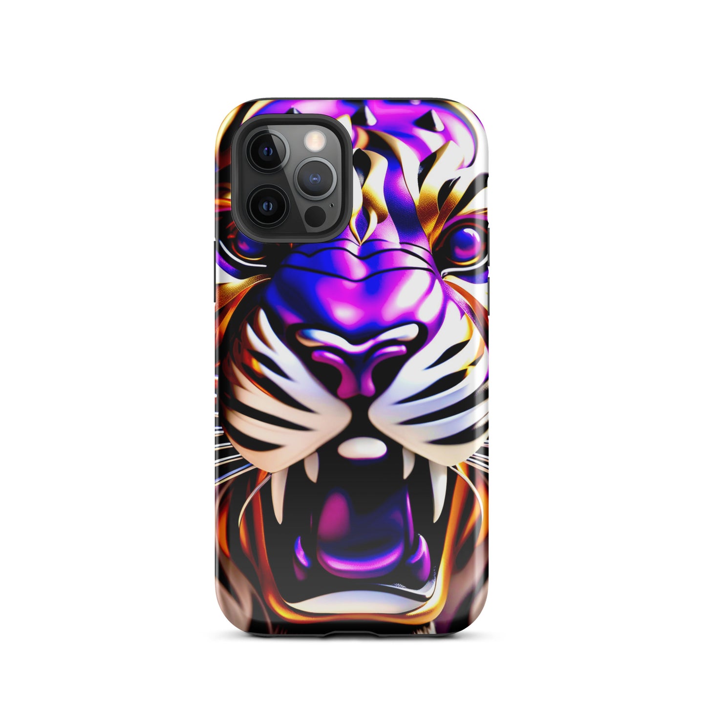 Tiger photos case, New Orleans iPhone case, Louisiana phone case, purple and gold tiger case, Tough Case for iPhone®