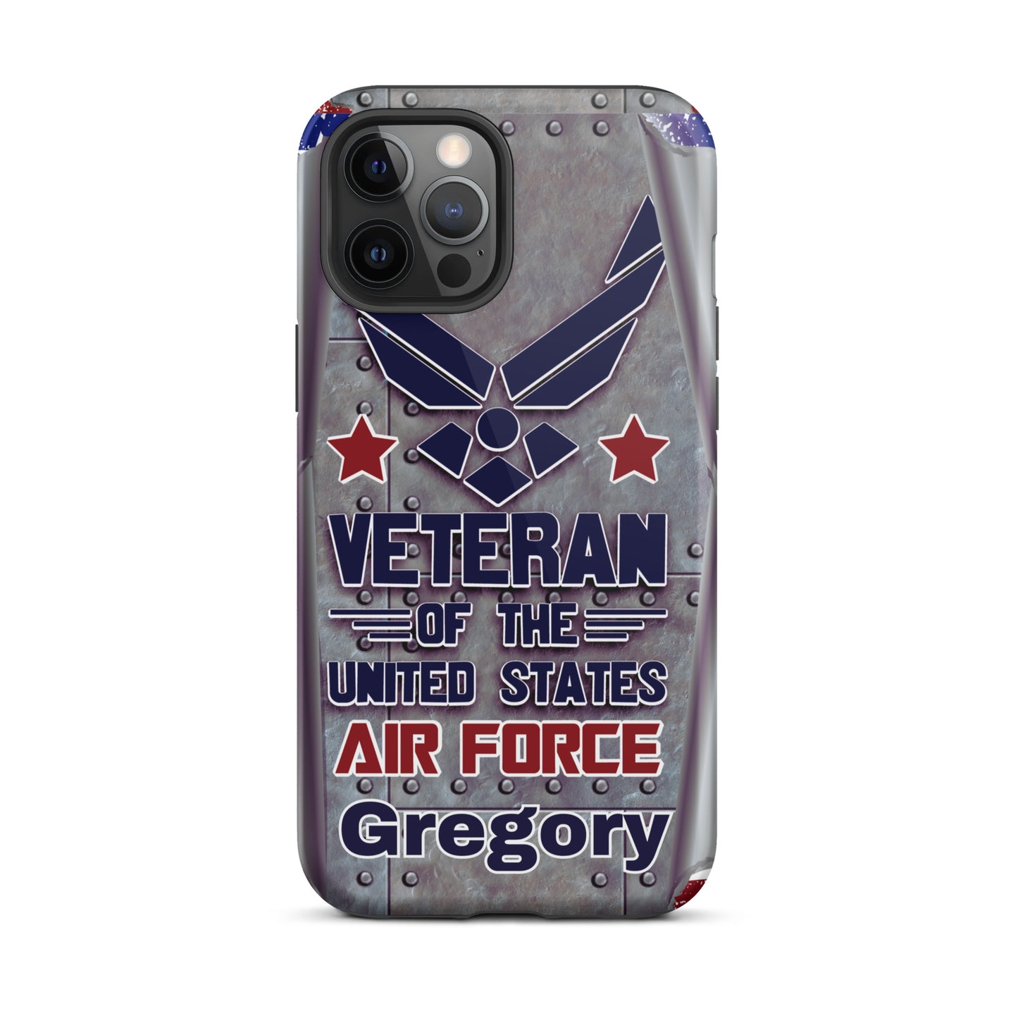 Tough Case for iPhone®,personalized cell phone cover, Veterans phone case