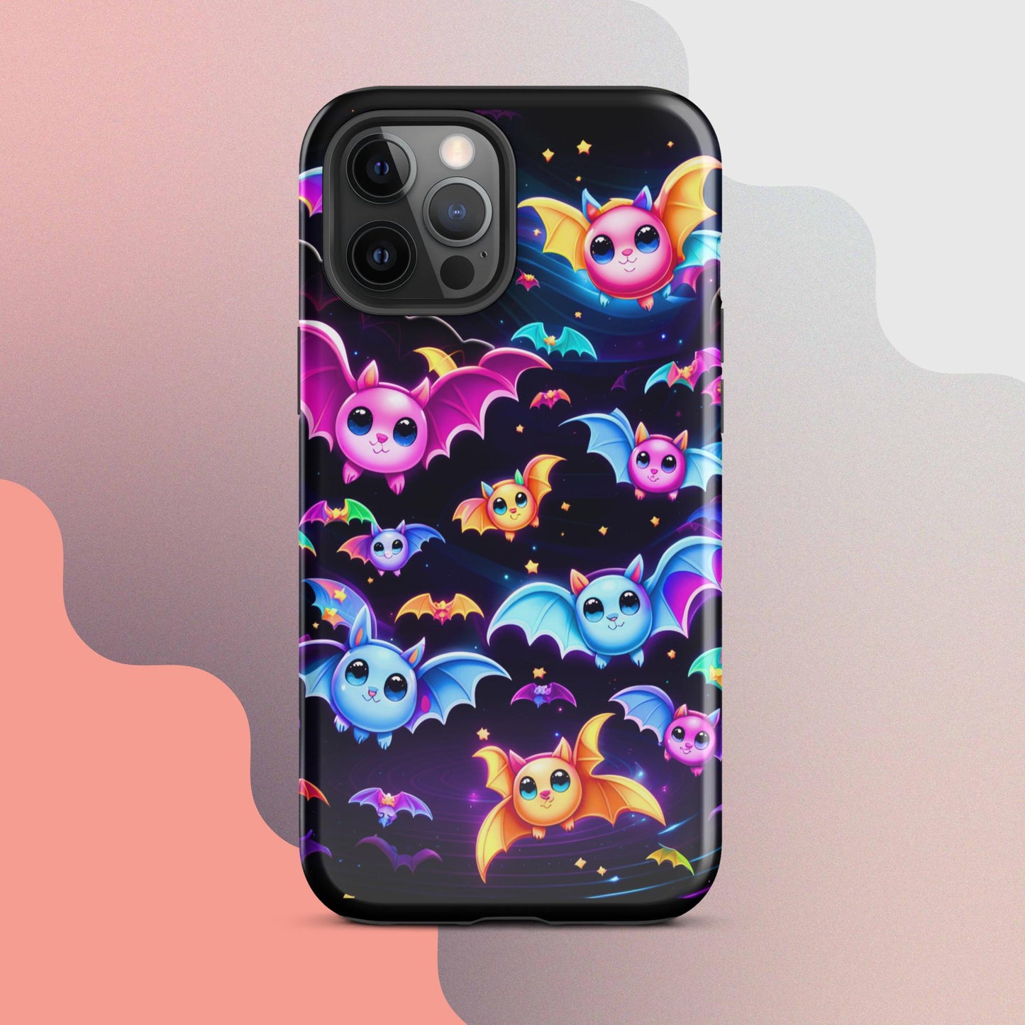 Tough Case for iPhone®, Halloween Cell phone Case, pumpkin cell phone case,  samsung phone caseiphone14, Iphone 13, iphone 12 halloween case, Cute bat case, adorable halloween case,