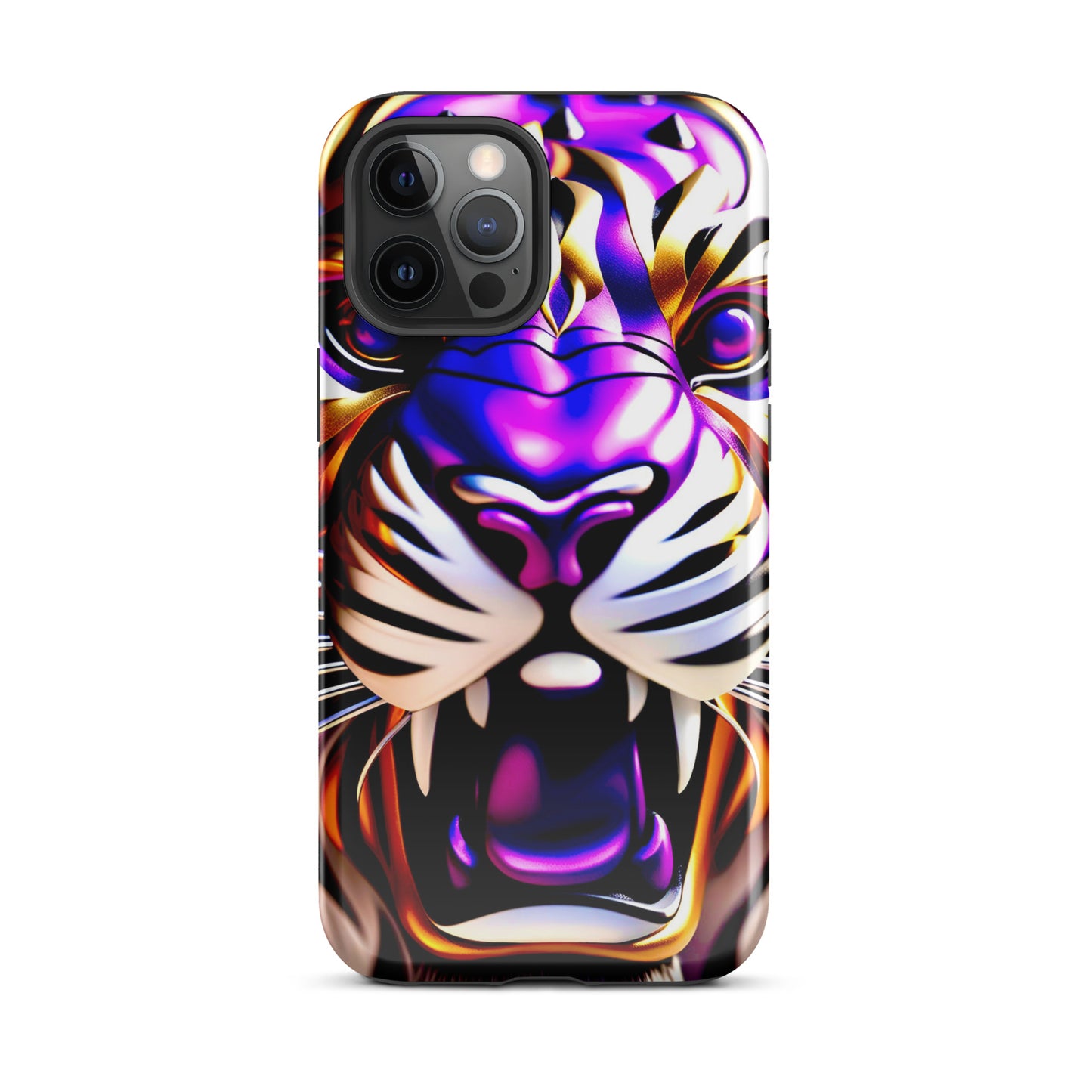 Tiger photos case, New Orleans iPhone case, Louisiana phone case, purple and gold tiger case, Tough Case for iPhone®