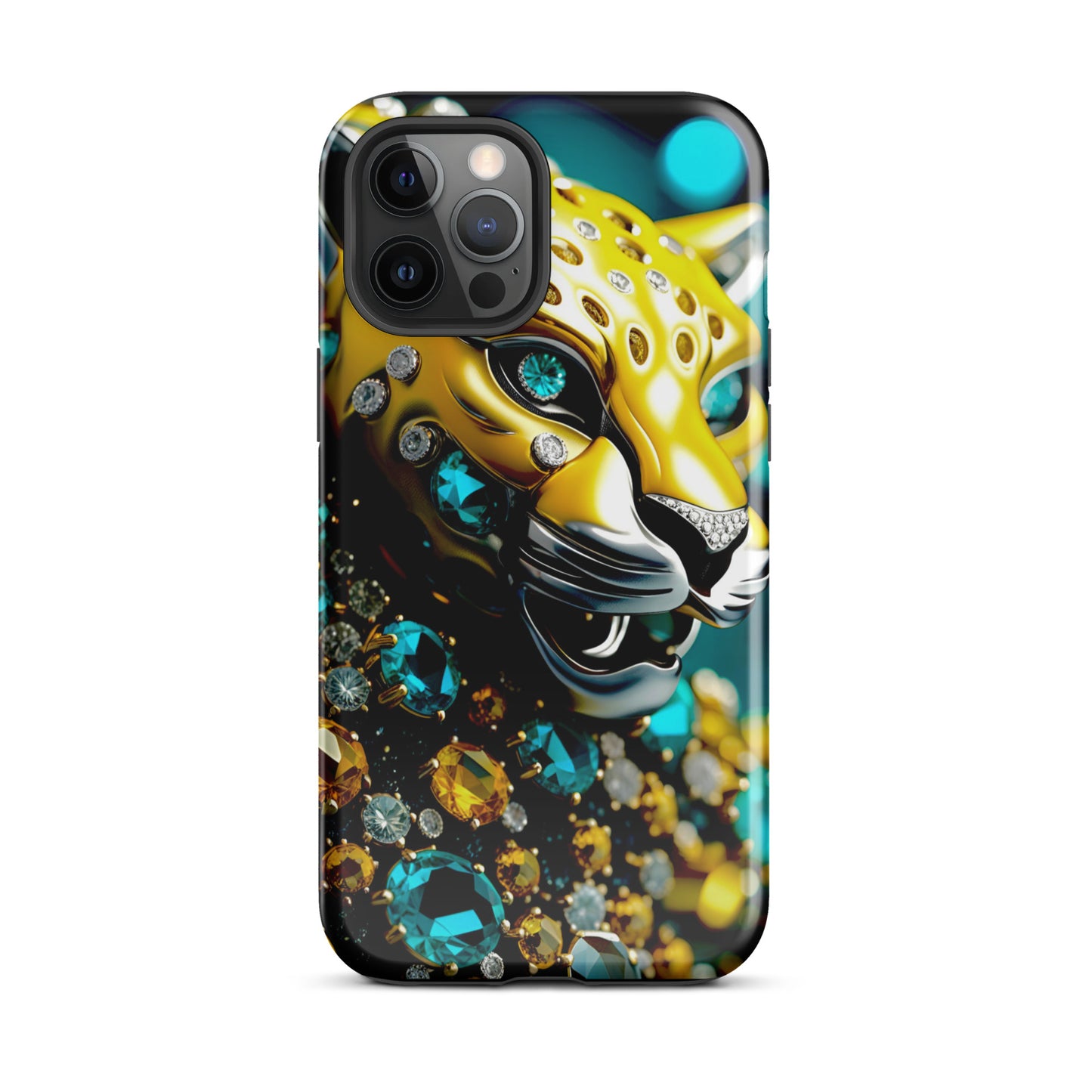 Jaguar Iphone case, yellow and teal Iphine case, Florida Iphone case, Tough Case for iPhone®