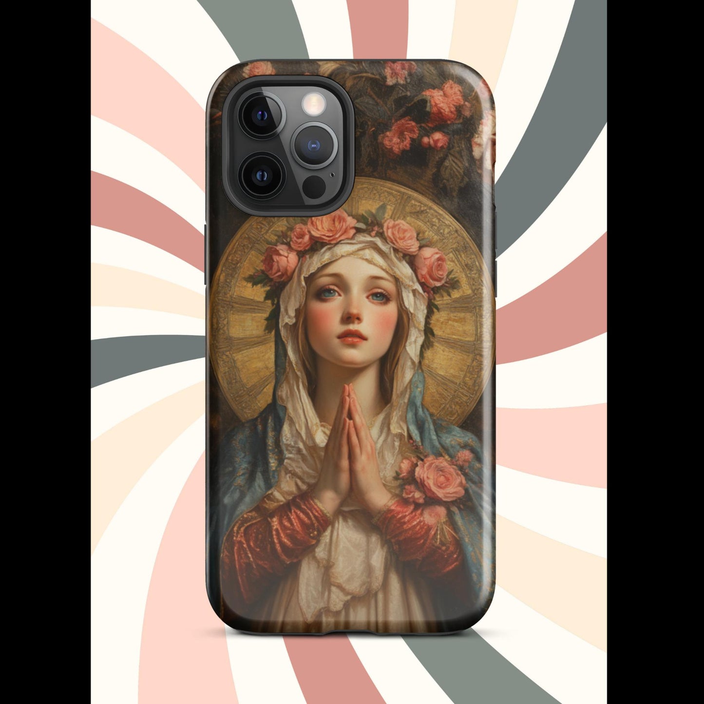 Tough Case for iPhone®, Virgin Mary, Religious phone case, iphone15, trending cell phone case, anutcase