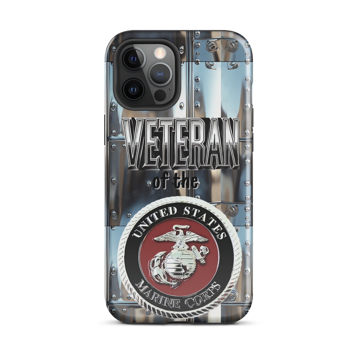 Military Veteran phone case, Marine phone case, Veteran phone case, iphone15, anutcase, Tough Case for iPhone®