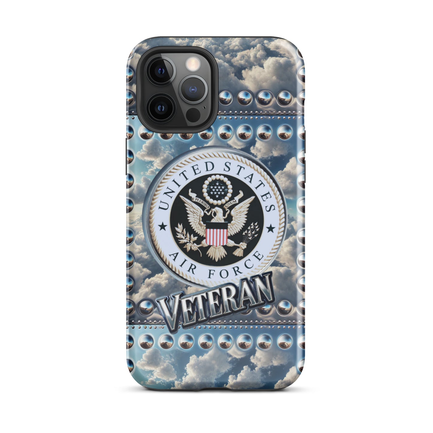 Airforce Veteran iphone case, Retired veteran phone case, anutcase, Tough Case for iPhone®, military phone case, air force phone case,