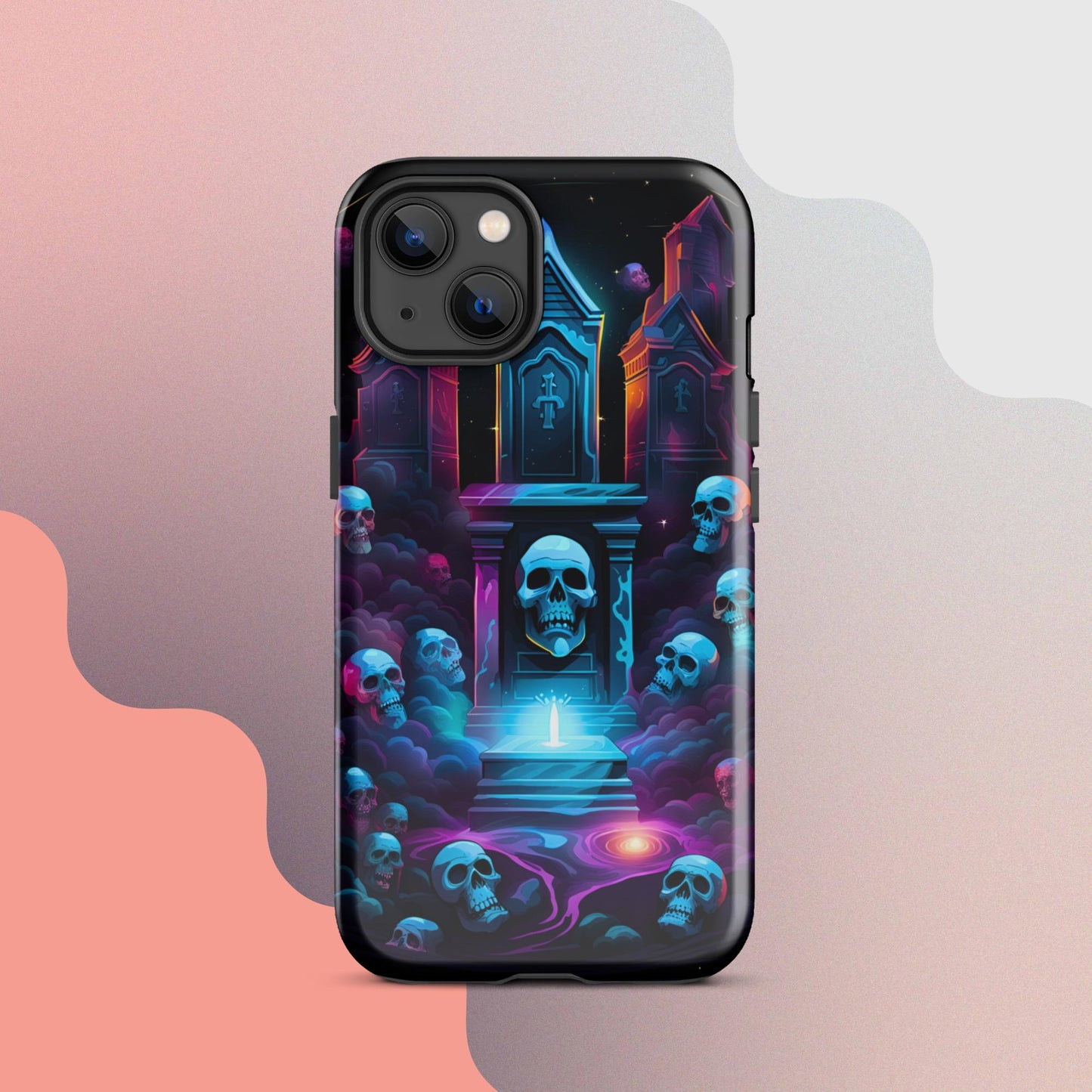 Tough Case for iPhone®, Halloween Cell phone Case, pumpkin cell phone case, iphone14, Iphone 13, iphone 12 halloween case,