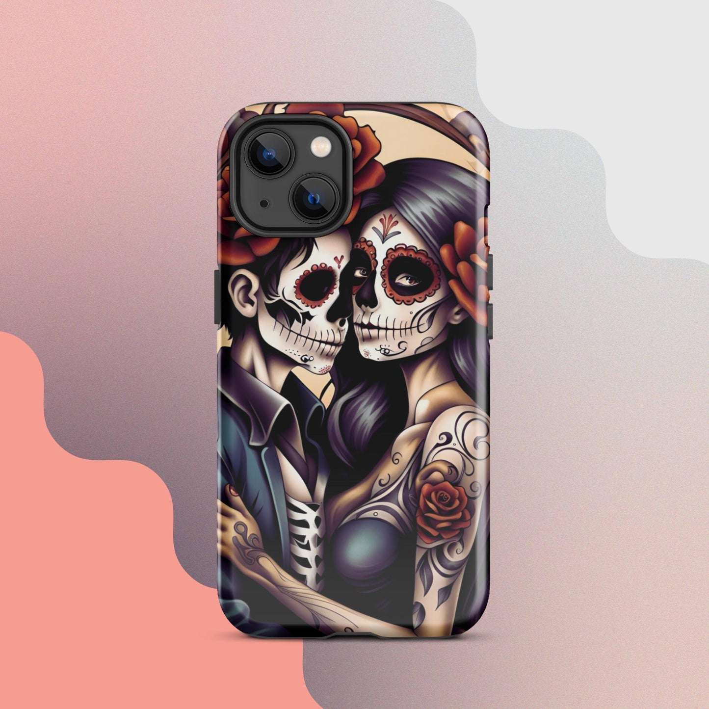 Day of the Dead Cell phone case, iphone halloween case, Halloween iphone case, Skeleton phone case,Tough Case for iPhone®