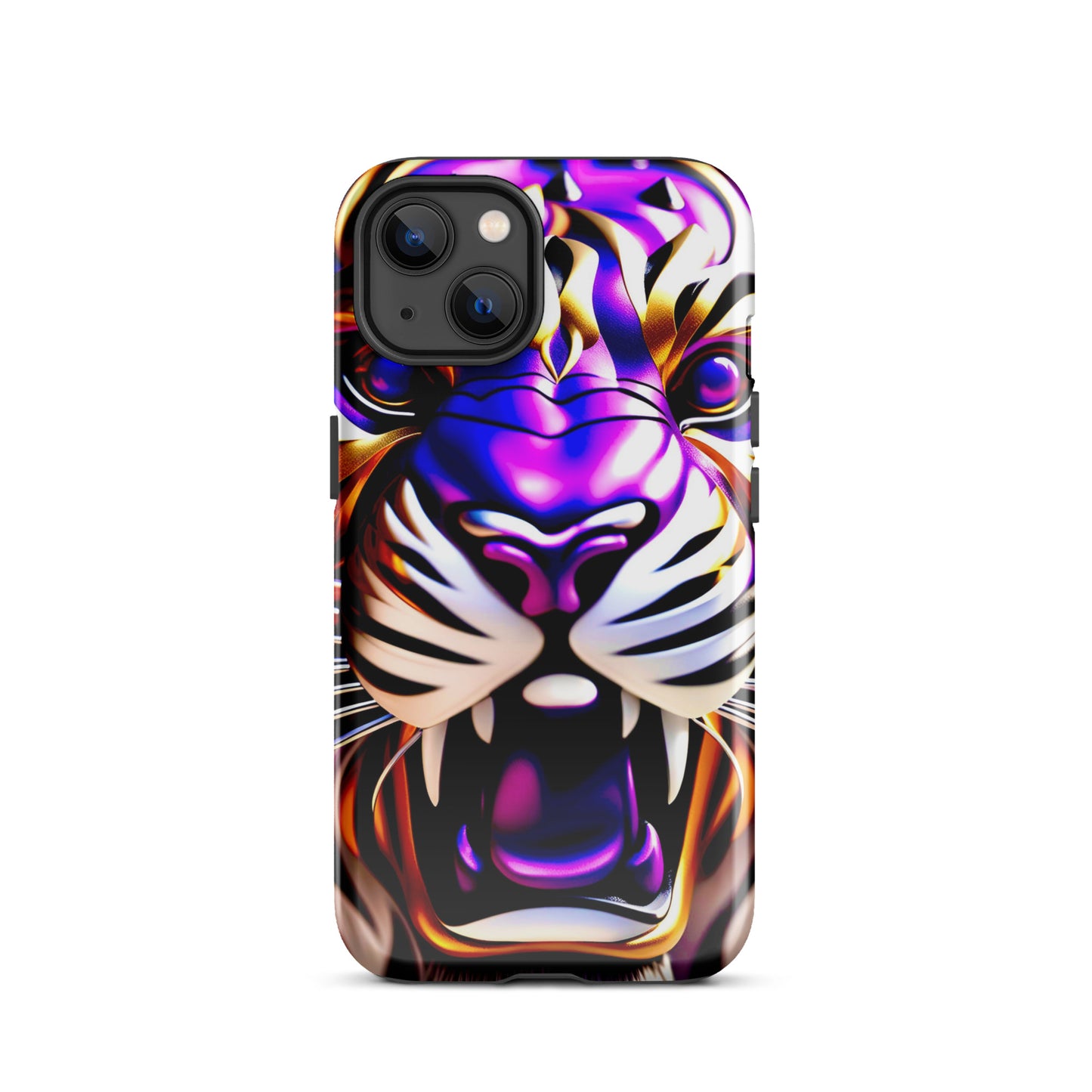 Tiger photos case, New Orleans iPhone case, Louisiana phone case, purple and gold tiger case, Tough Case for iPhone®