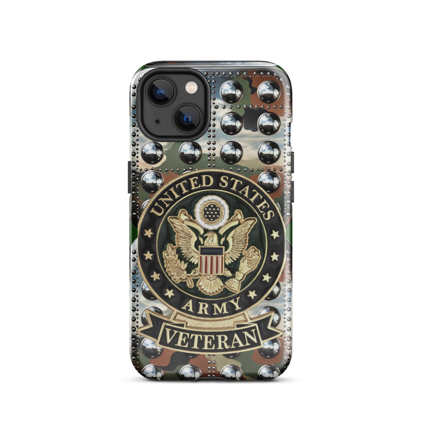 Army Veteran phone case, military phone case, retired military phone case, anutcase, Tough Case for iPhone®