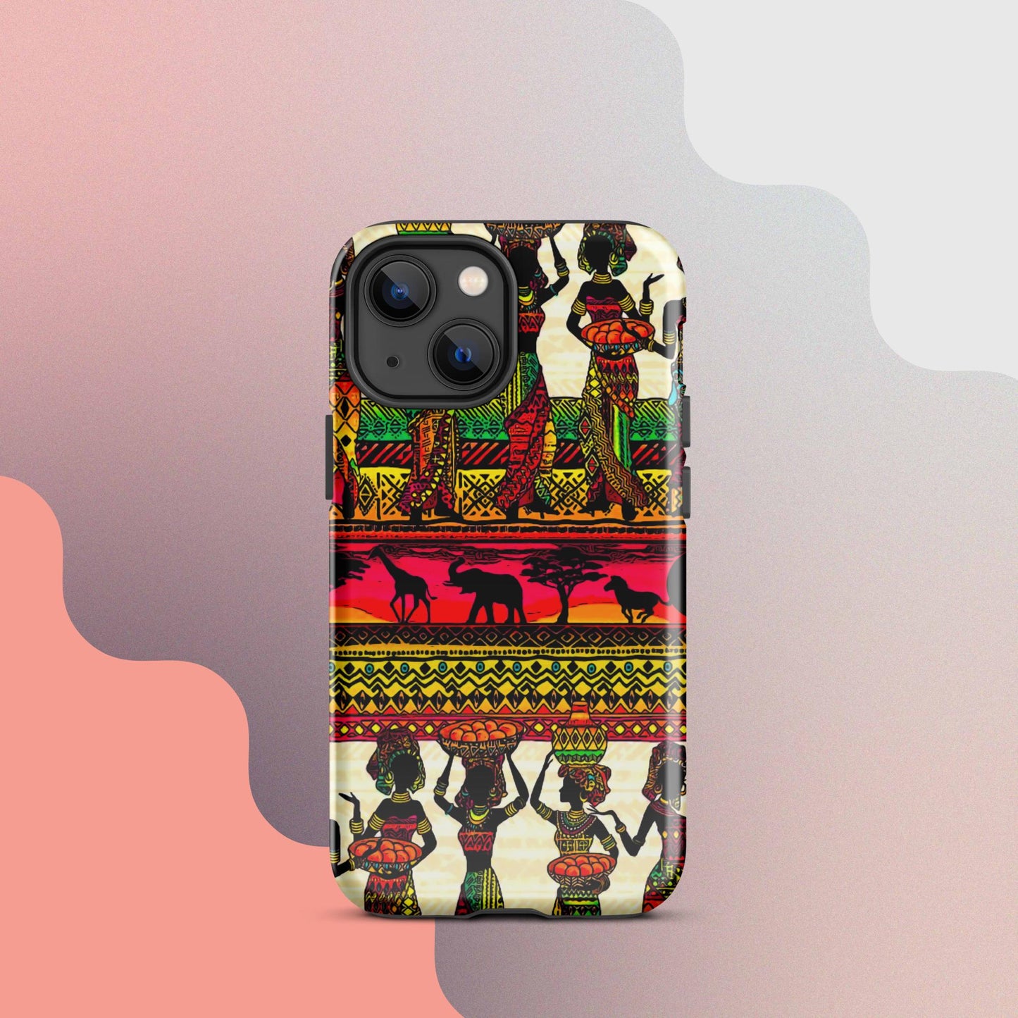 Tough Case for iPhone®, African Women phone case, Strong women case, iphone 15 case, iphone case for her, holiday phone case, people case