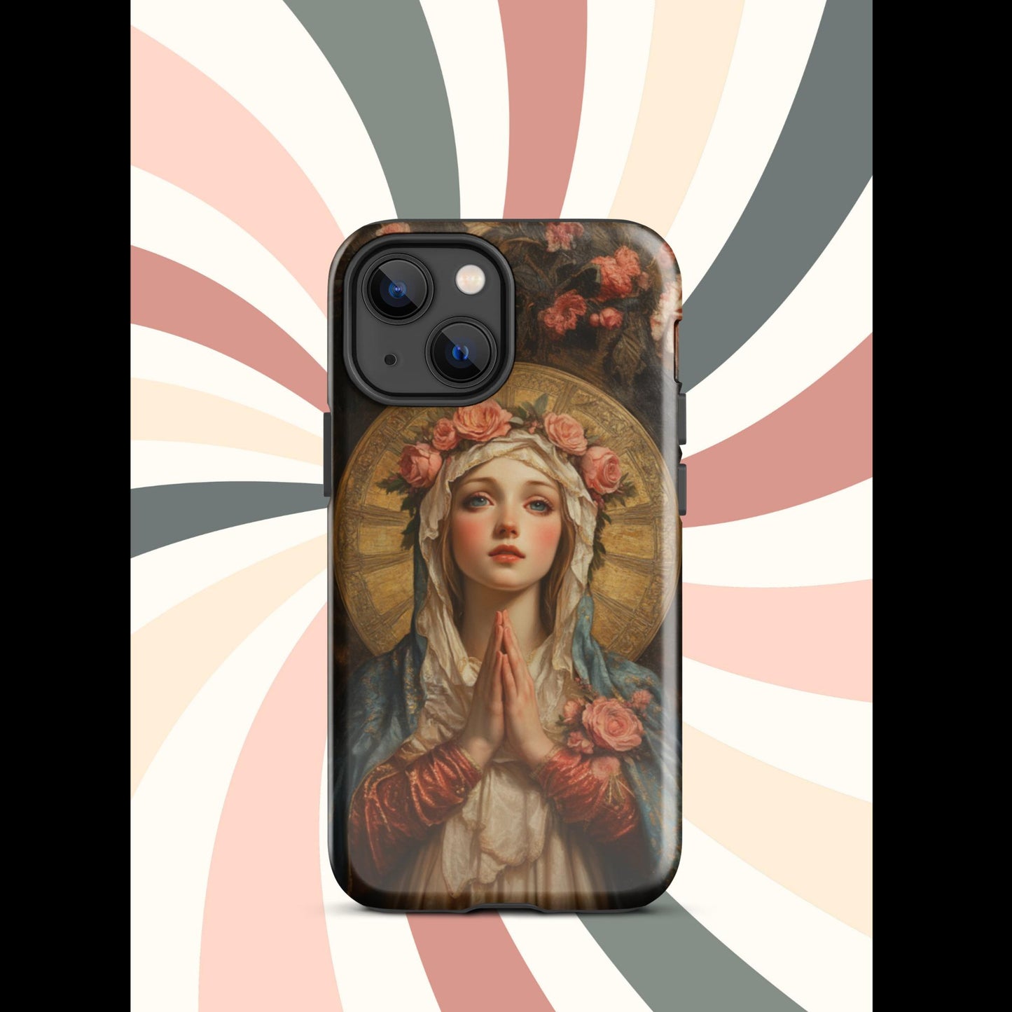 Tough Case for iPhone®, Virgin Mary, Religious phone case, iphone15, trending cell phone case, anutcase