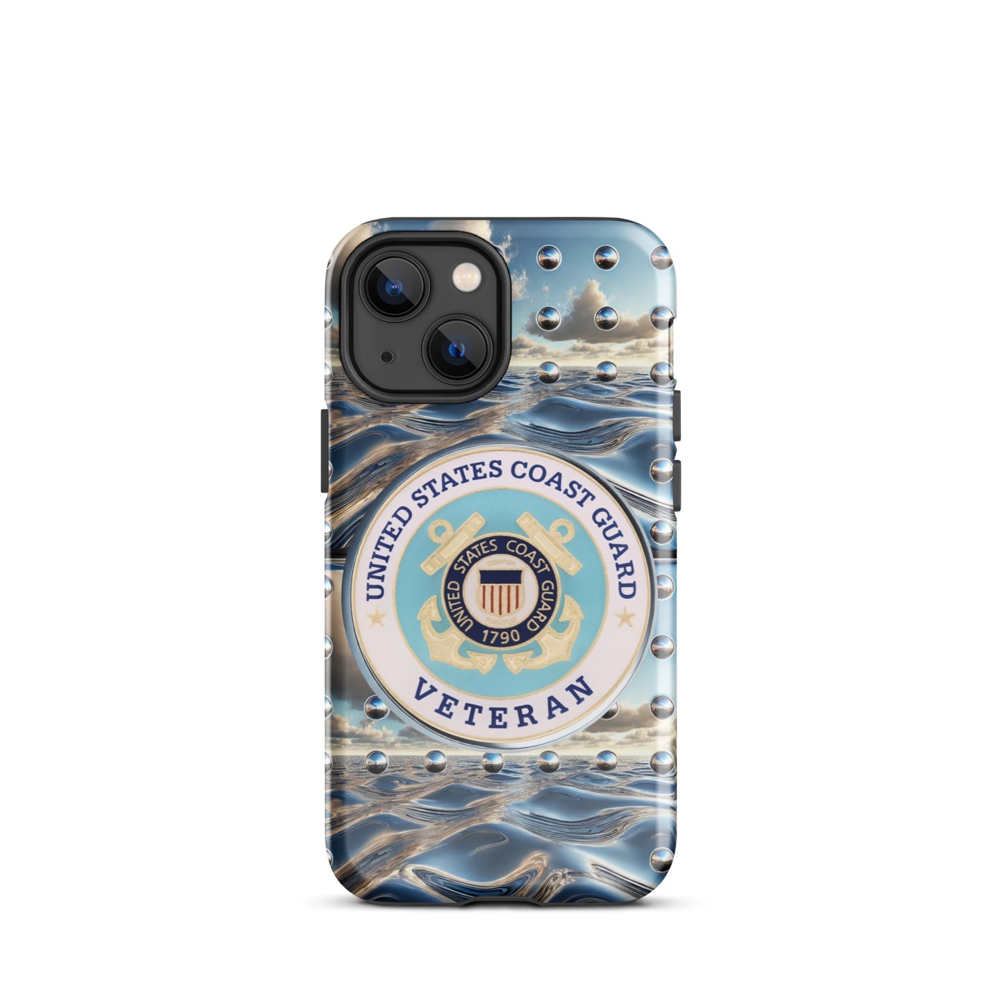 United States Coast Guard Veteran phone Case, Tough Case for iPhone®, anutcase, Military phone case, Veteran phone case, Coast guard gift