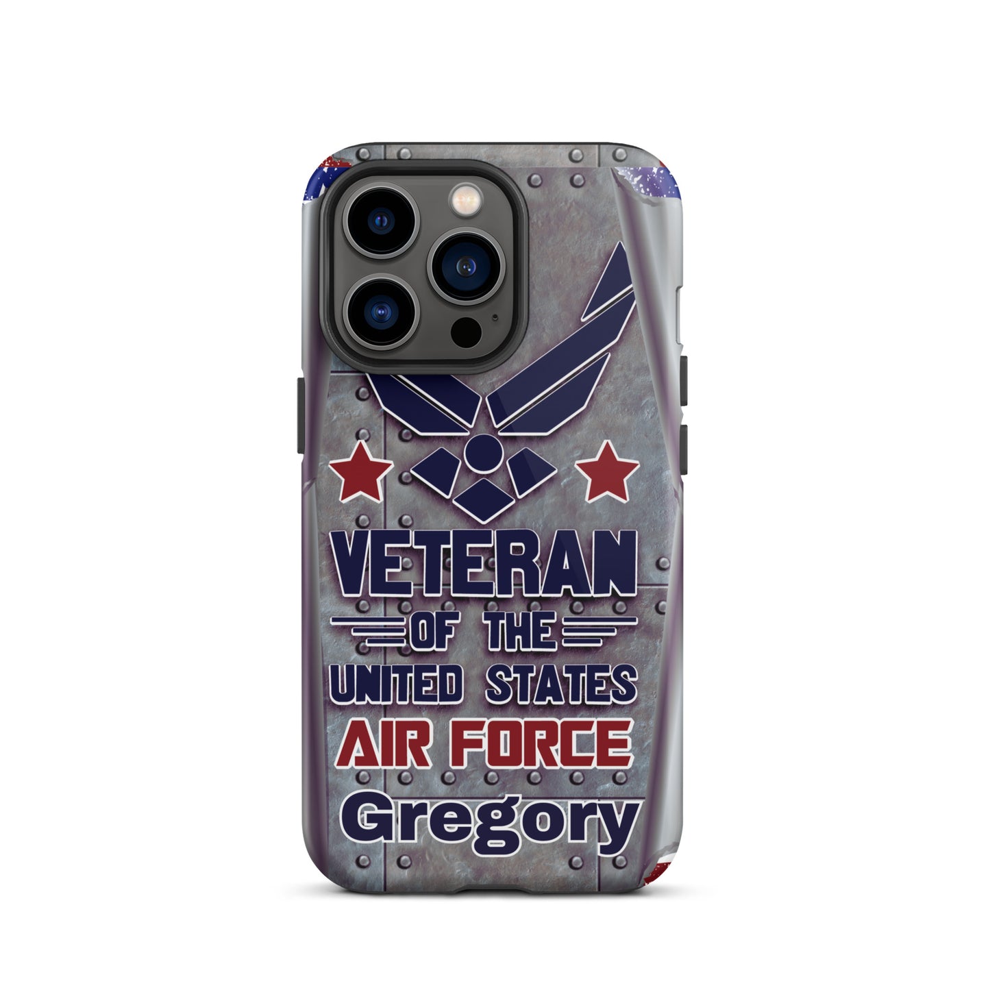 Tough Case for iPhone®,personalized cell phone cover, Veterans phone case