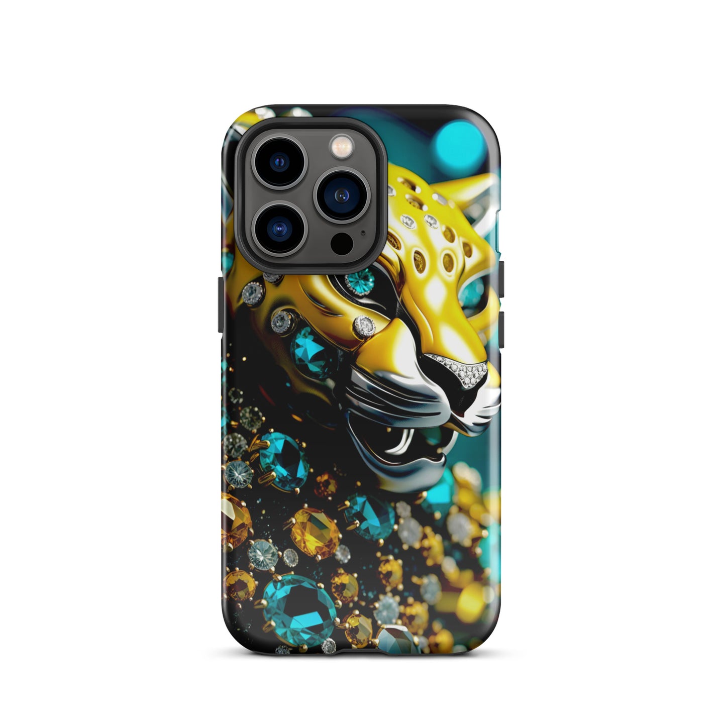 Jaguar Iphone case, yellow and teal Iphine case, Florida Iphone case, Tough Case for iPhone®