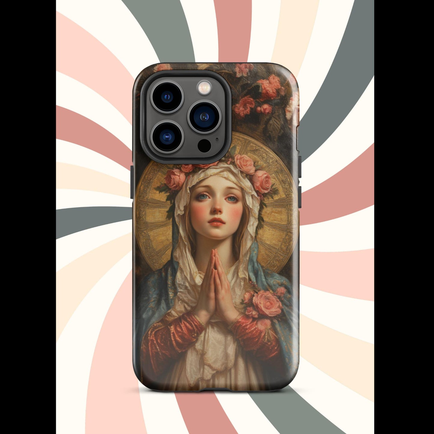 Tough Case for iPhone®, Virgin Mary, Religious phone case, iphone15, trending cell phone case, anutcase