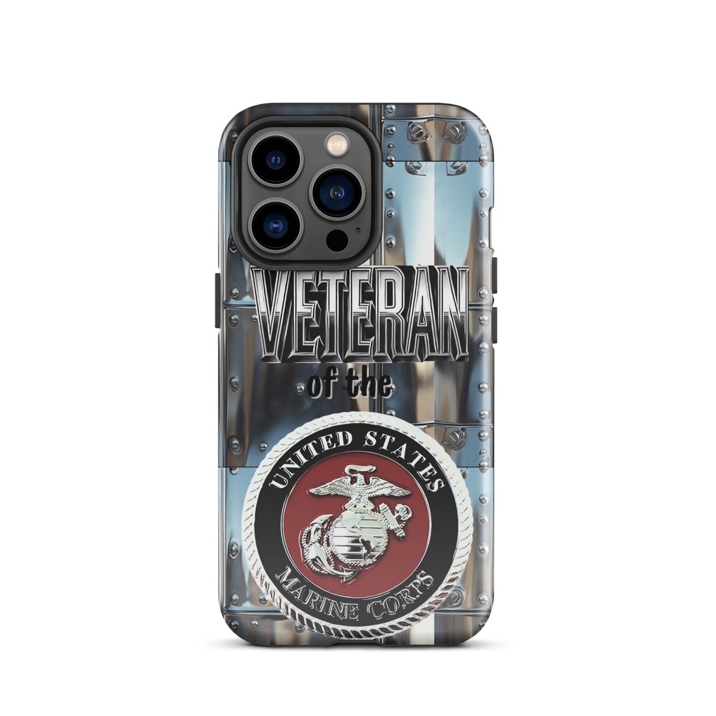 Military Veteran phone case, Marine phone case, Veteran phone case, iphone15, anutcase, Tough Case for iPhone®