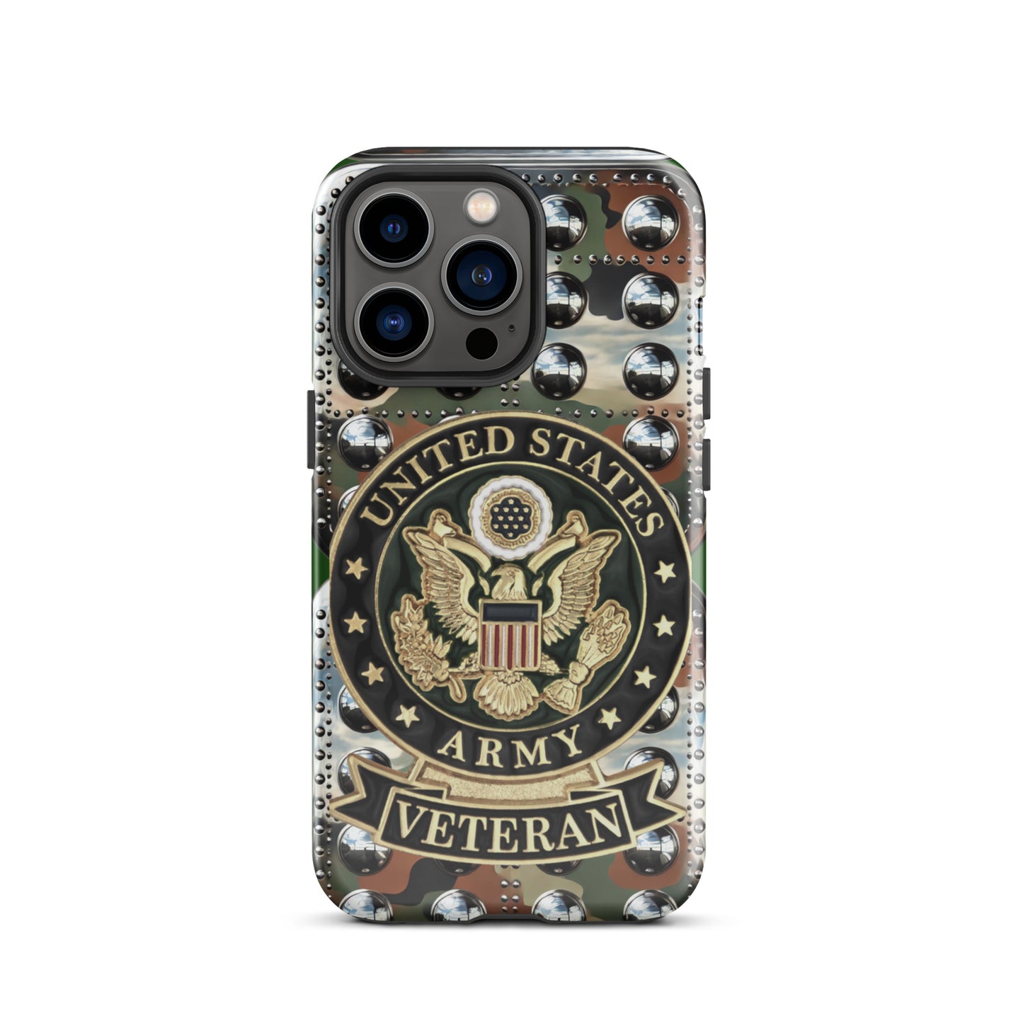 Army Veteran phone case, military phone case, retired military phone case, anutcase, Tough Case for iPhone®