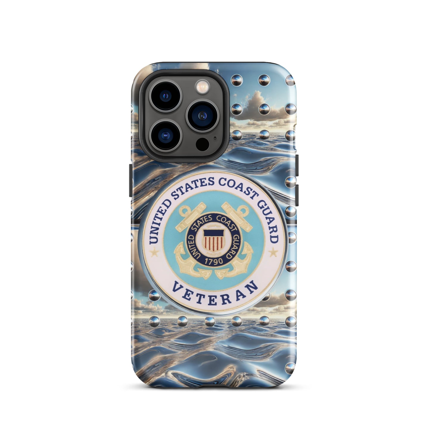 United States Coast Guard Veteran phone Case, Tough Case for iPhone®, anutcase, Military phone case, Veteran phone case, Coast guard gift