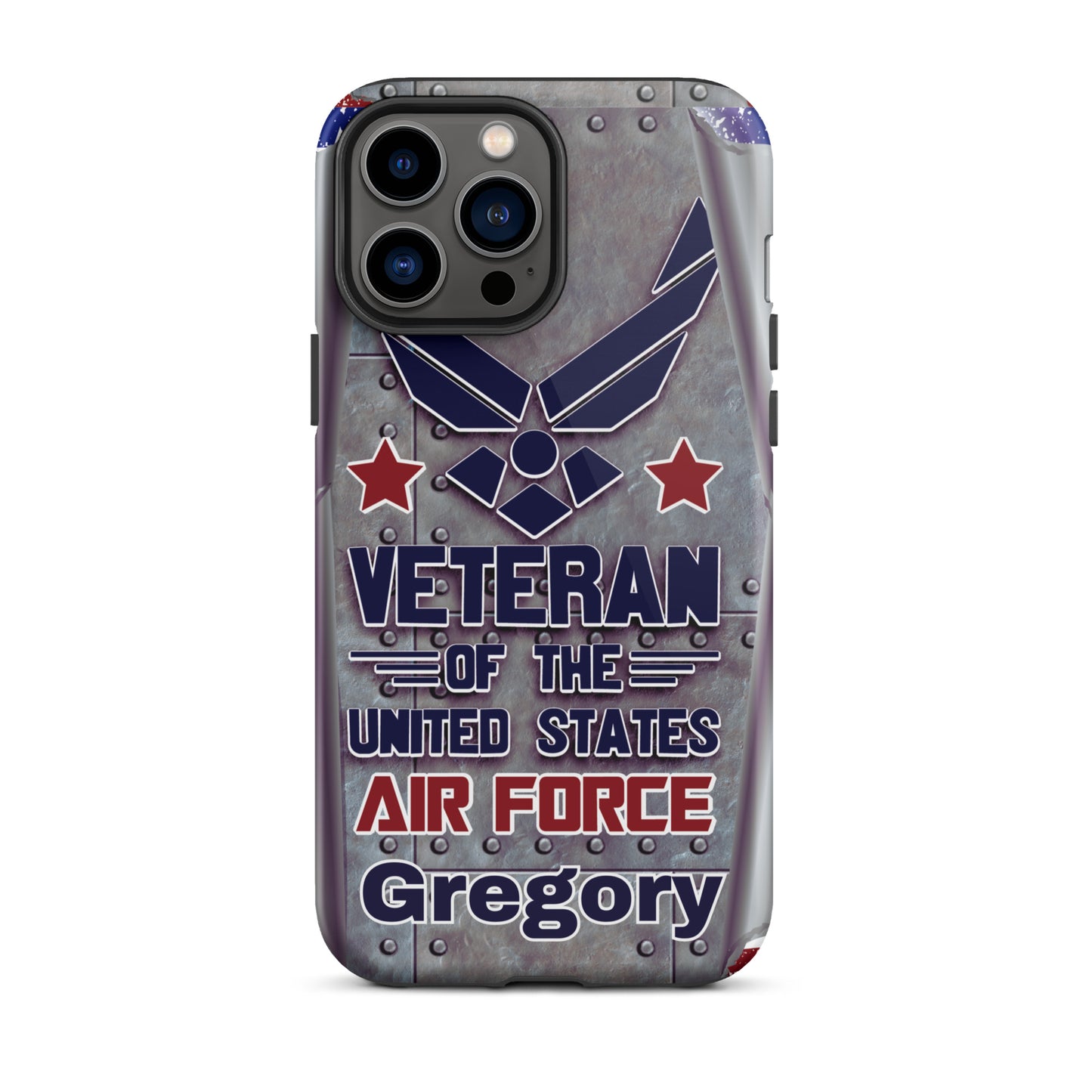 Tough Case for iPhone®,personalized cell phone cover, Veterans phone case