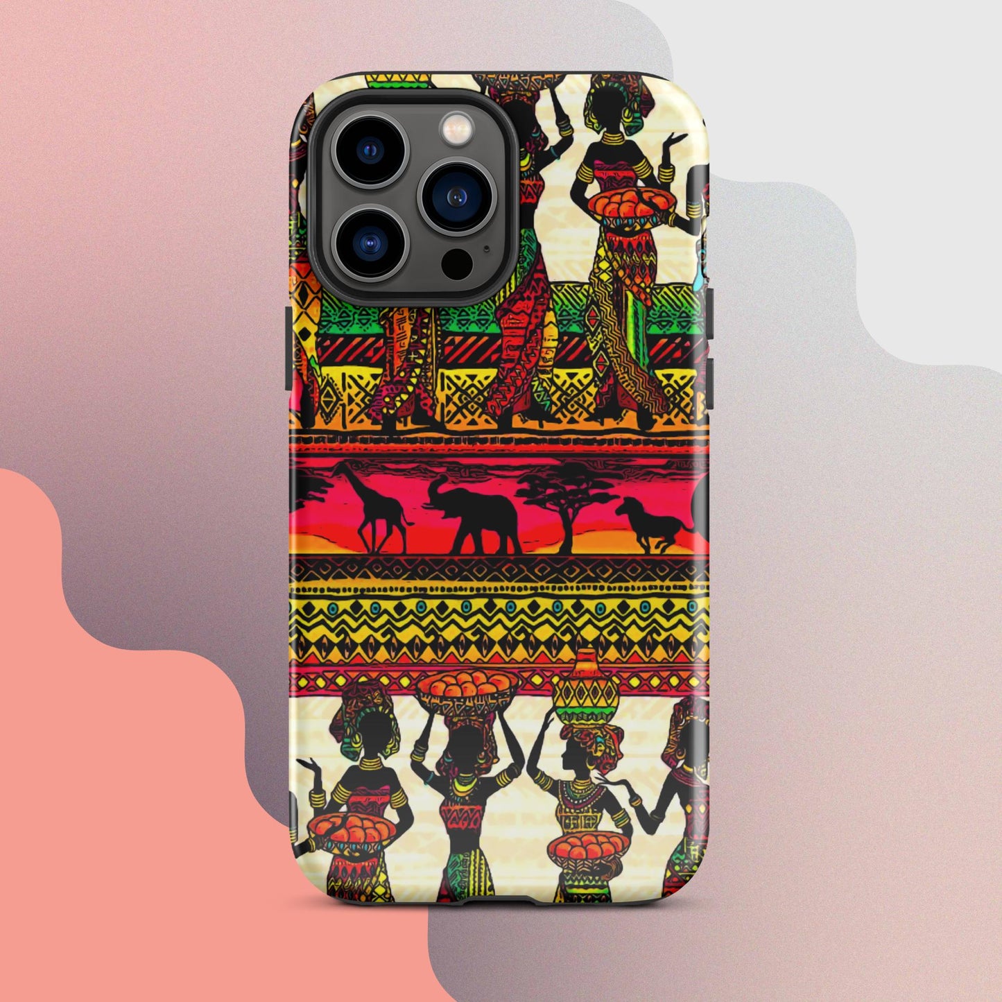 Tough Case for iPhone®, African Women phone case, Strong women case, iphone 15 case, iphone case for her, holiday phone case, people case