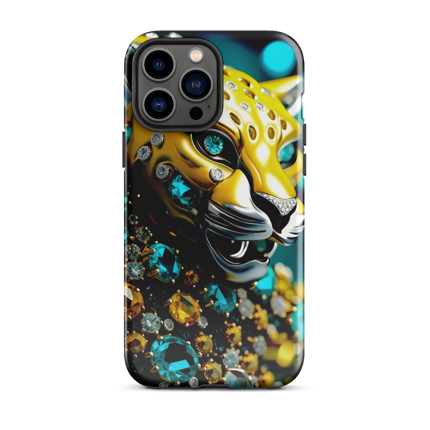 Jaguar Iphone case, yellow and teal Iphine case, Florida Iphone case, Tough Case for iPhone®