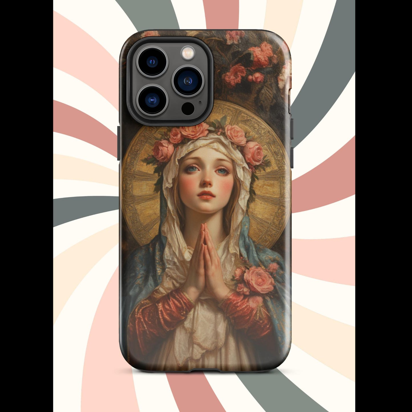 Tough Case for iPhone®, Virgin Mary, Religious phone case, iphone15, trending cell phone case, anutcase